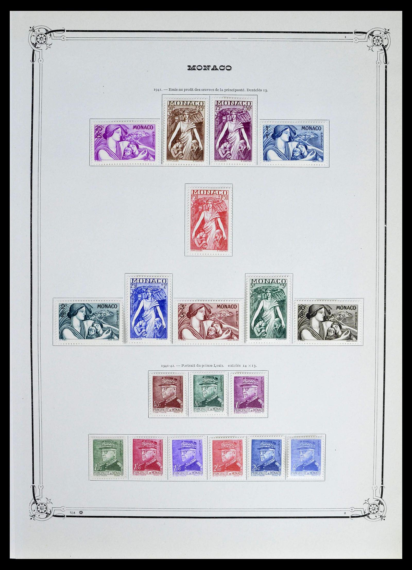 39133 0013 - Stamp collection 39133 Monaco 1885-1996.