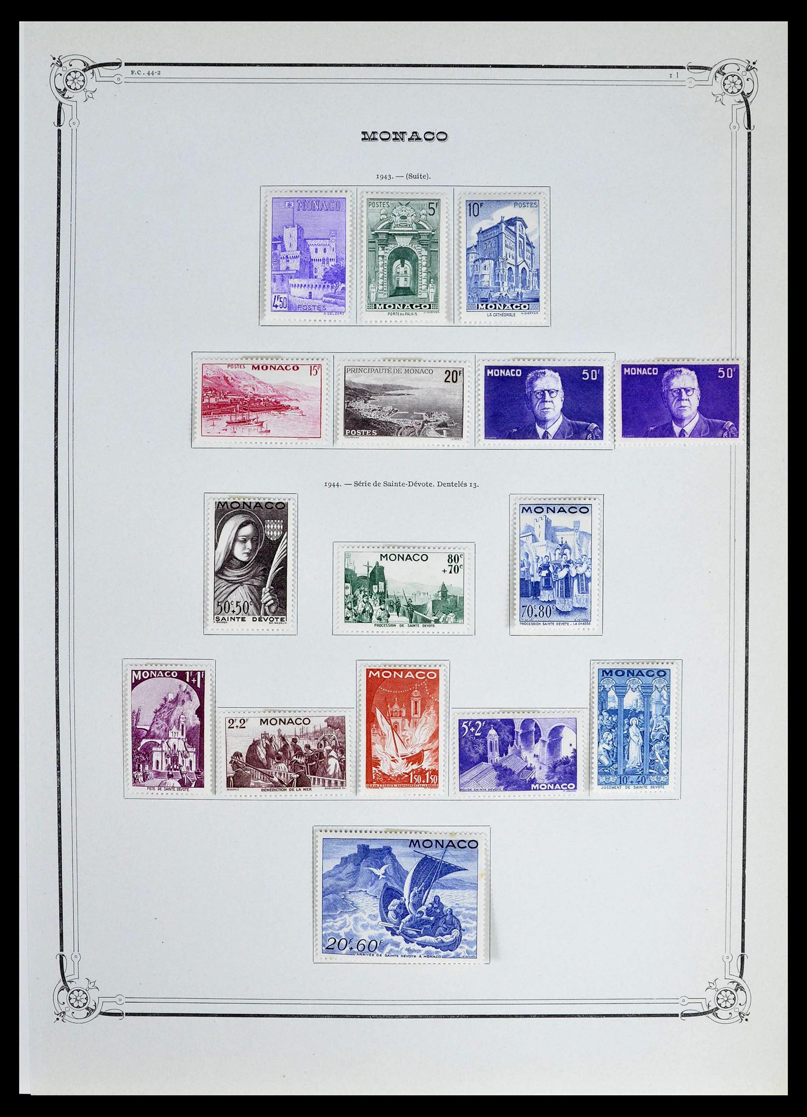 39133 0015 - Stamp collection 39133 Monaco 1885-1996.