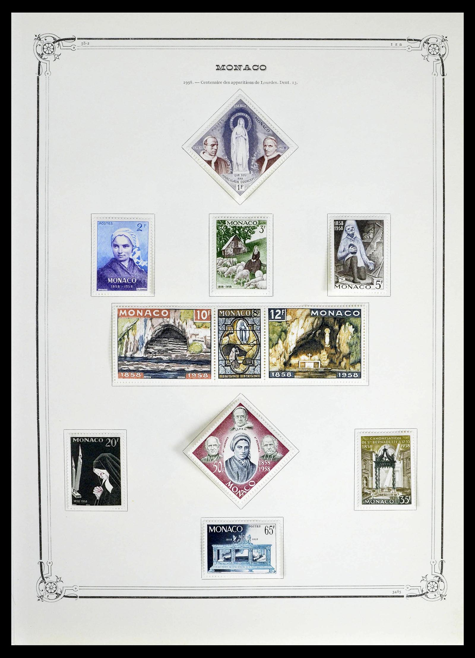 39133 0030 - Stamp collection 39133 Monaco 1885-1996.