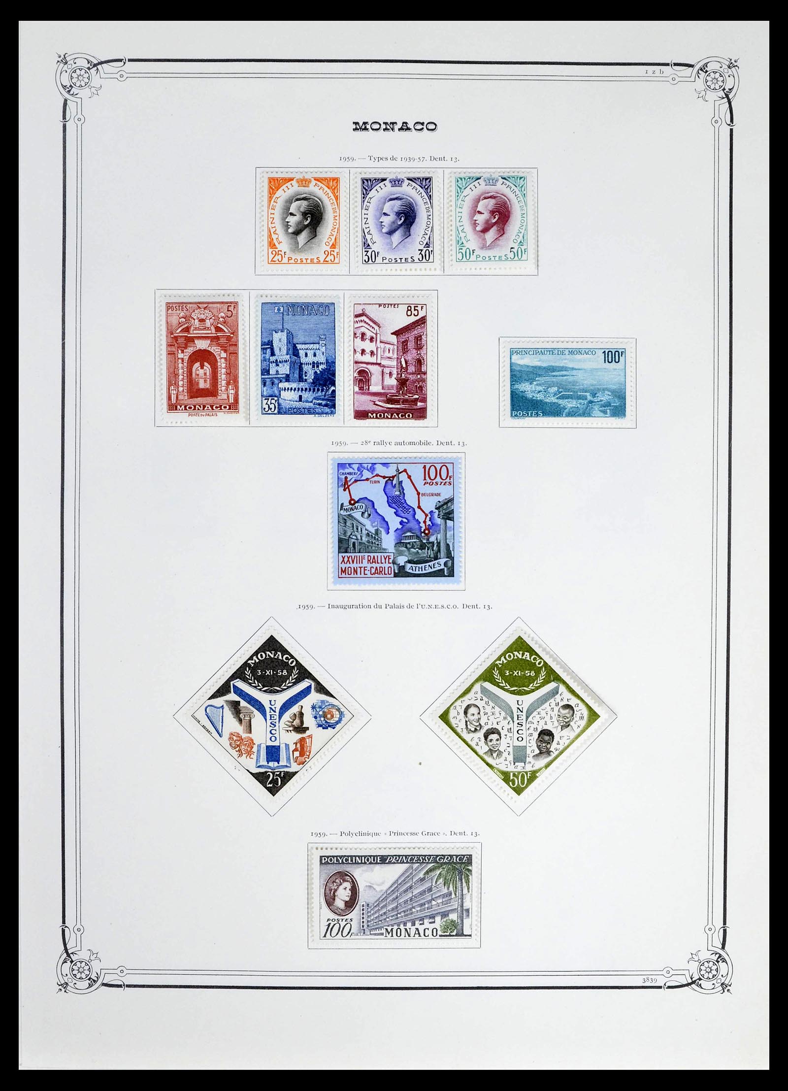 39133 0031 - Stamp collection 39133 Monaco 1885-1996.