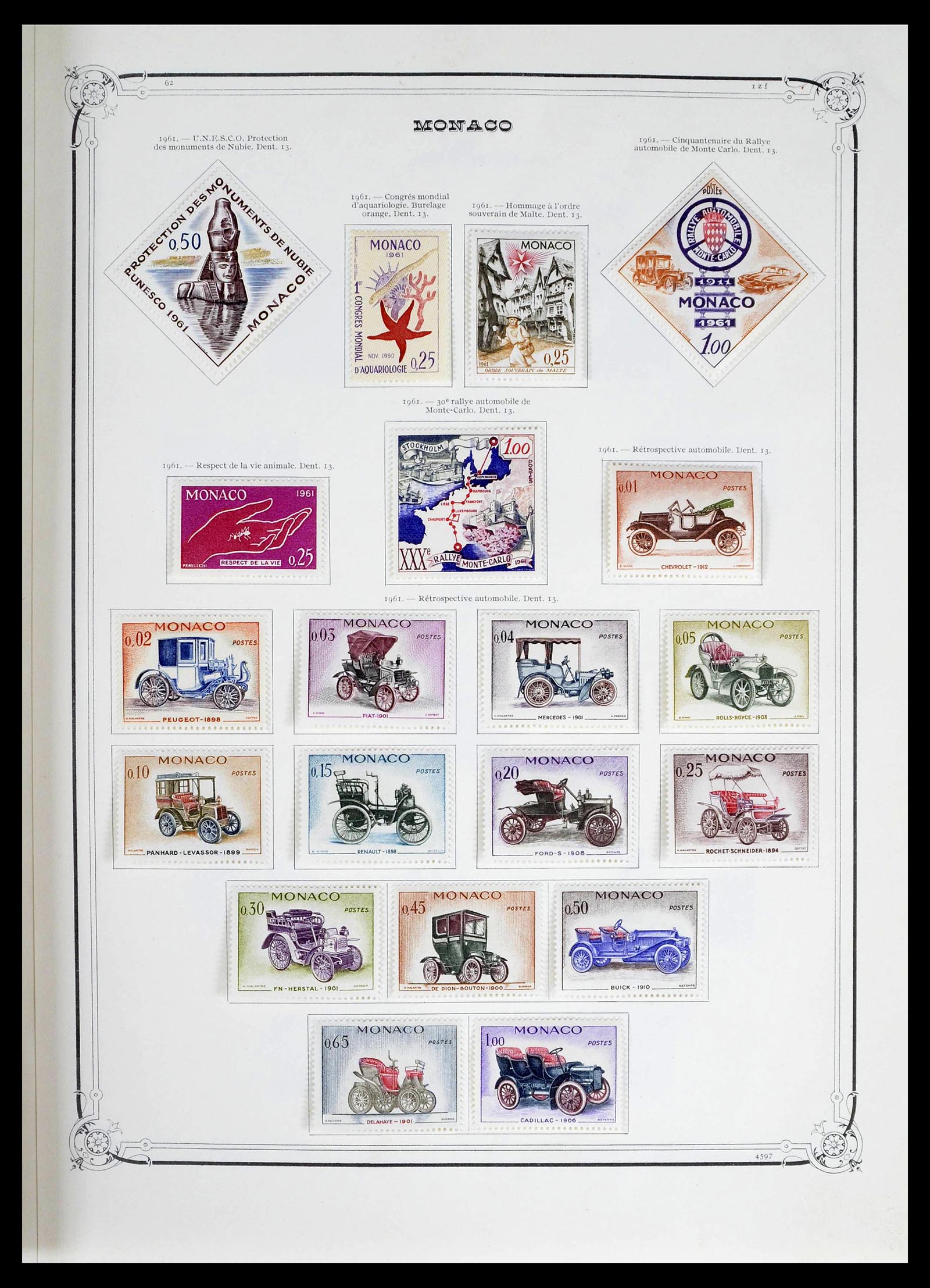 39133 0035 - Stamp collection 39133 Monaco 1885-1996.