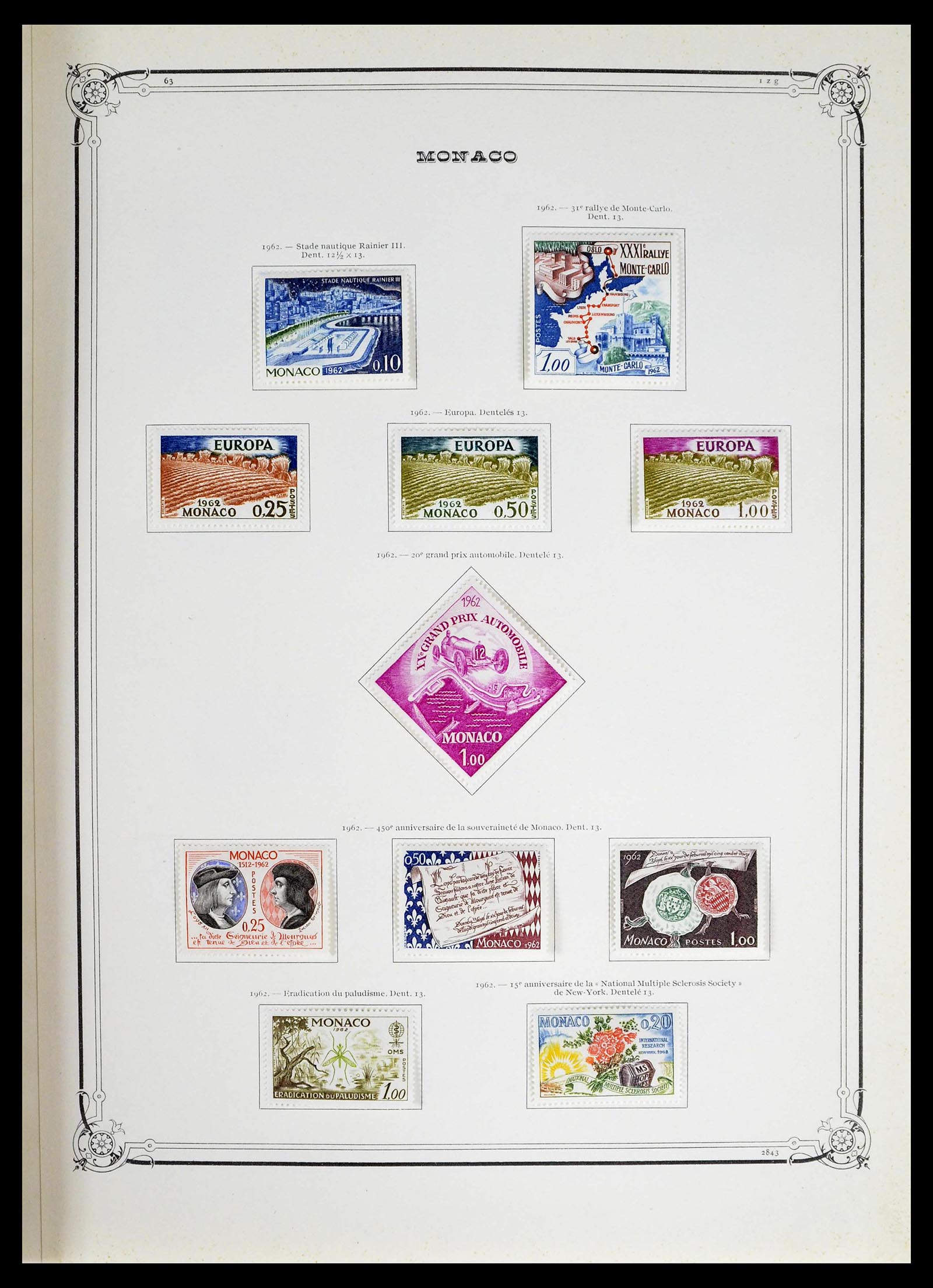 39133 0036 - Stamp collection 39133 Monaco 1885-1996.