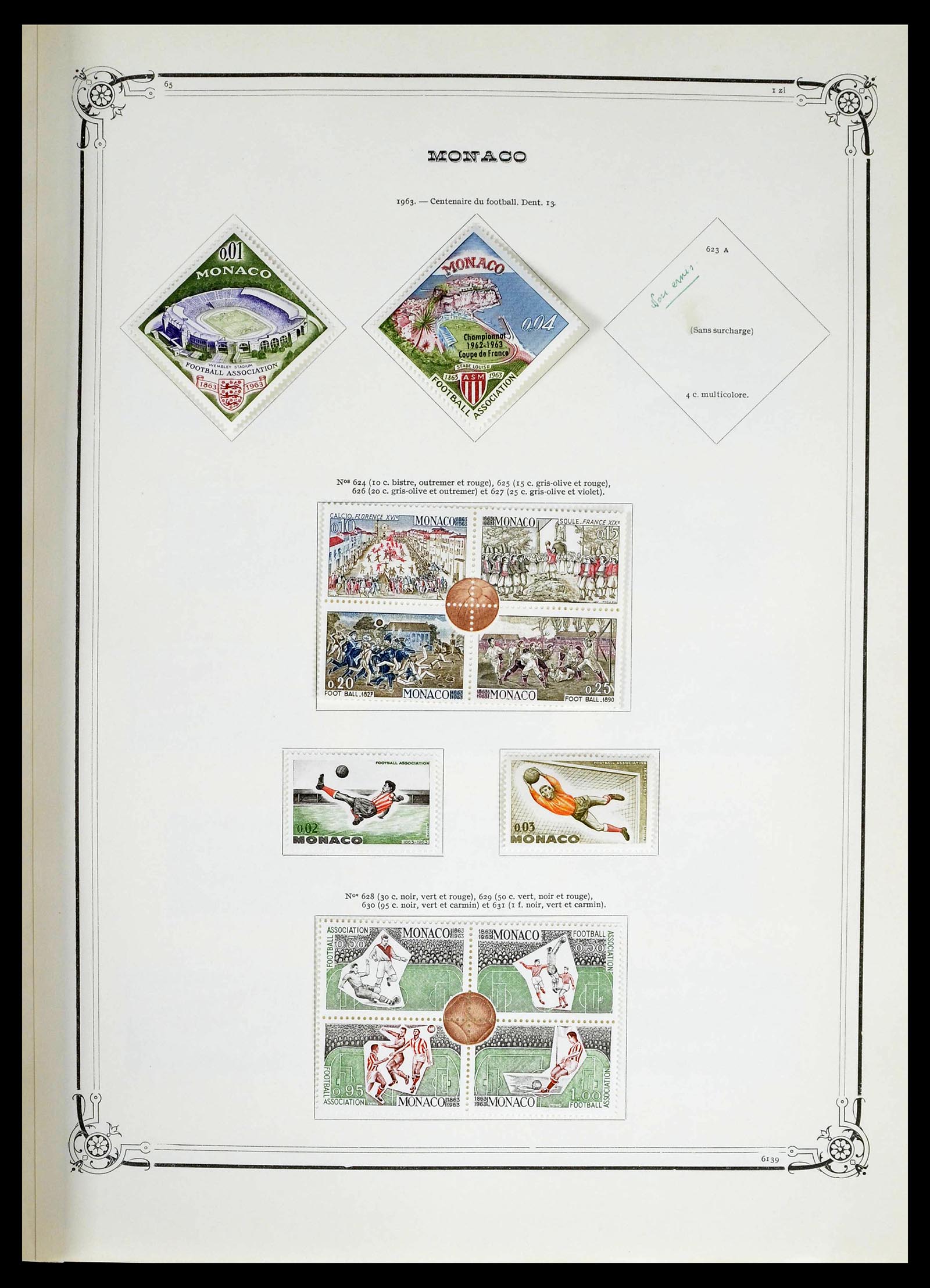 39133 0040 - Stamp collection 39133 Monaco 1885-1996.