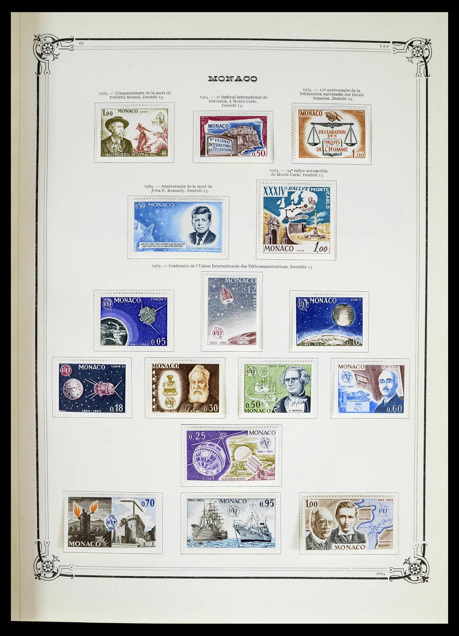 39133 0043 - Stamp collection 39133 Monaco 1885-1996.
