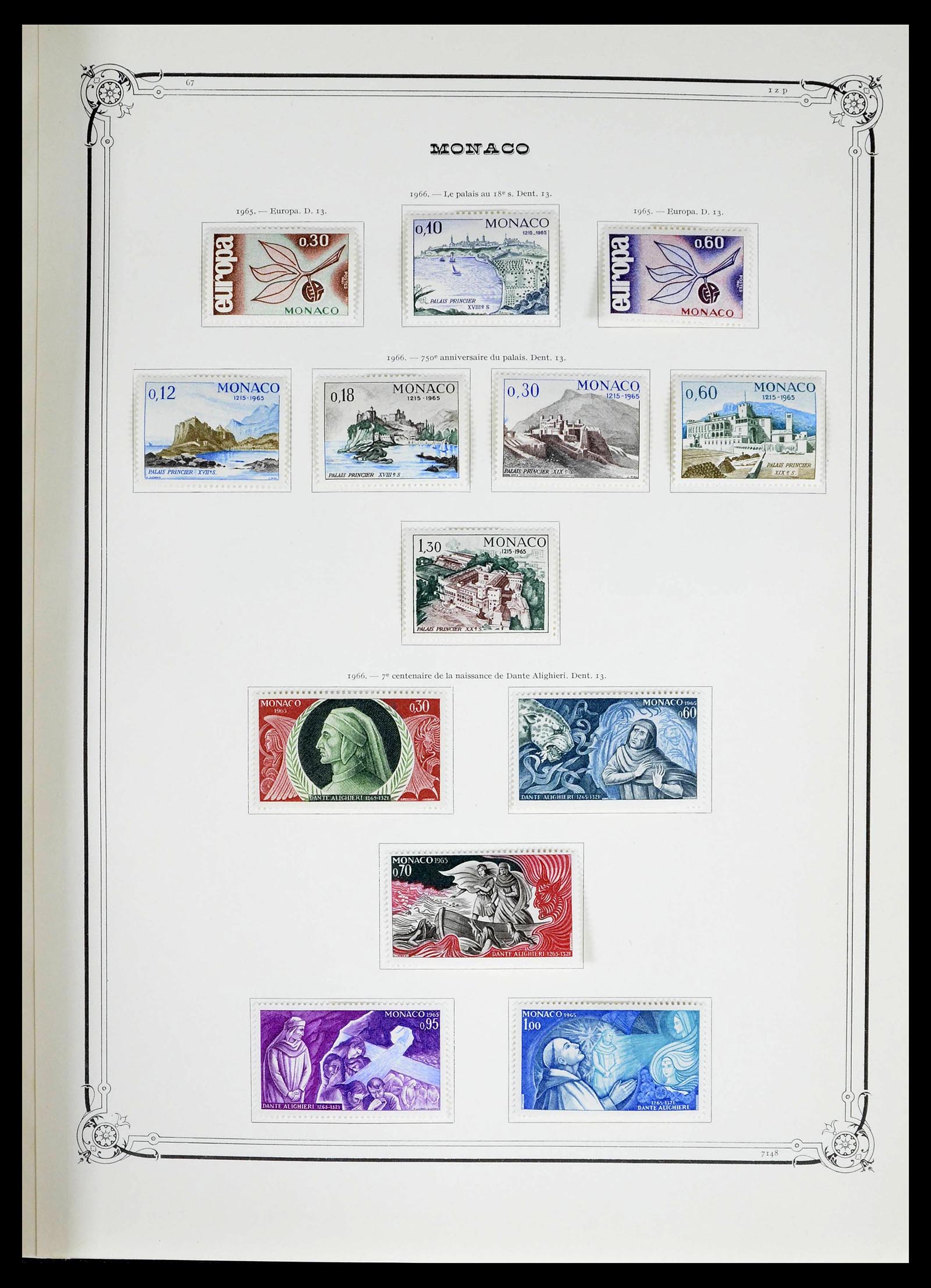39133 0044 - Stamp collection 39133 Monaco 1885-1996.