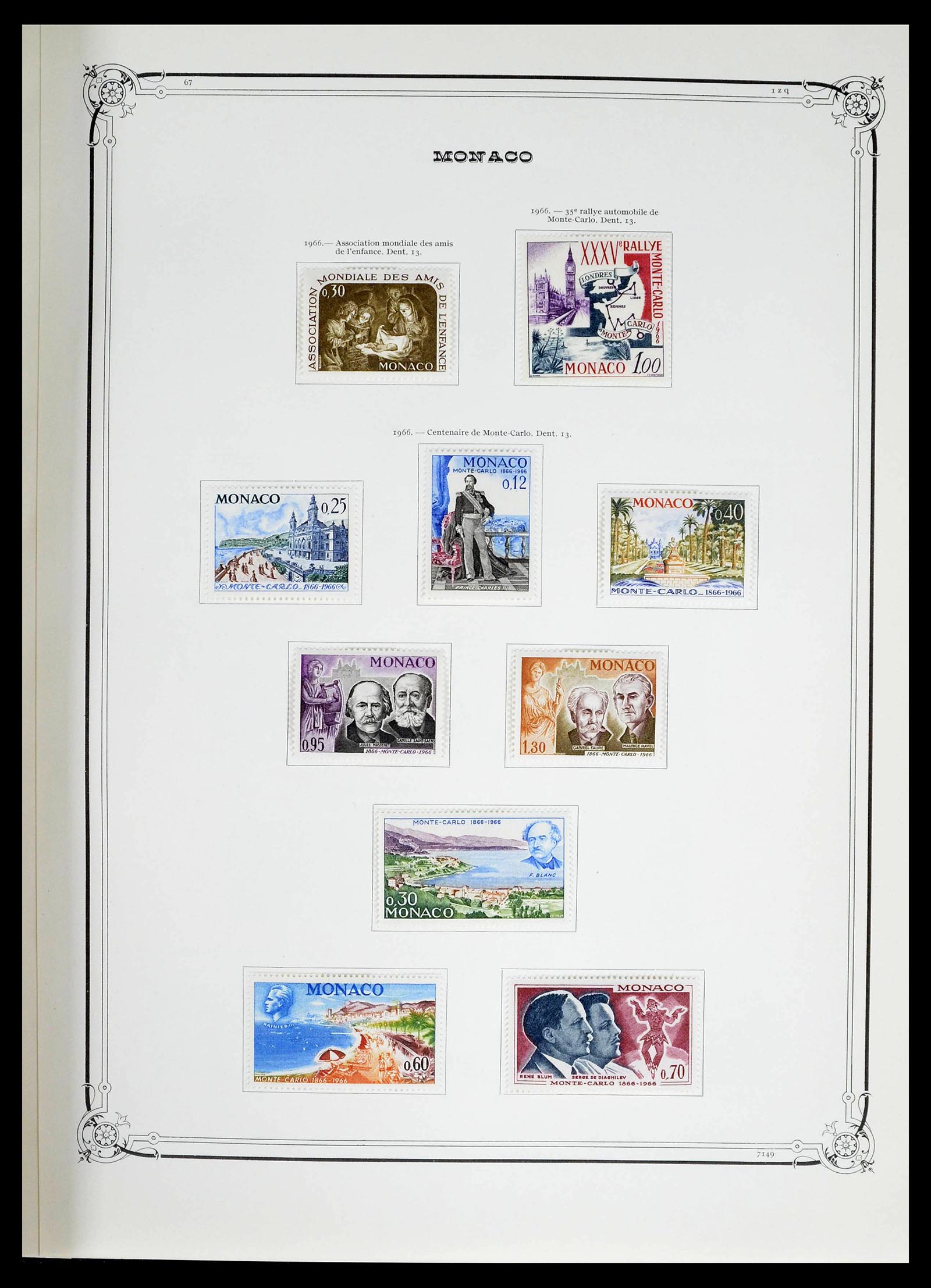 39133 0045 - Stamp collection 39133 Monaco 1885-1996.