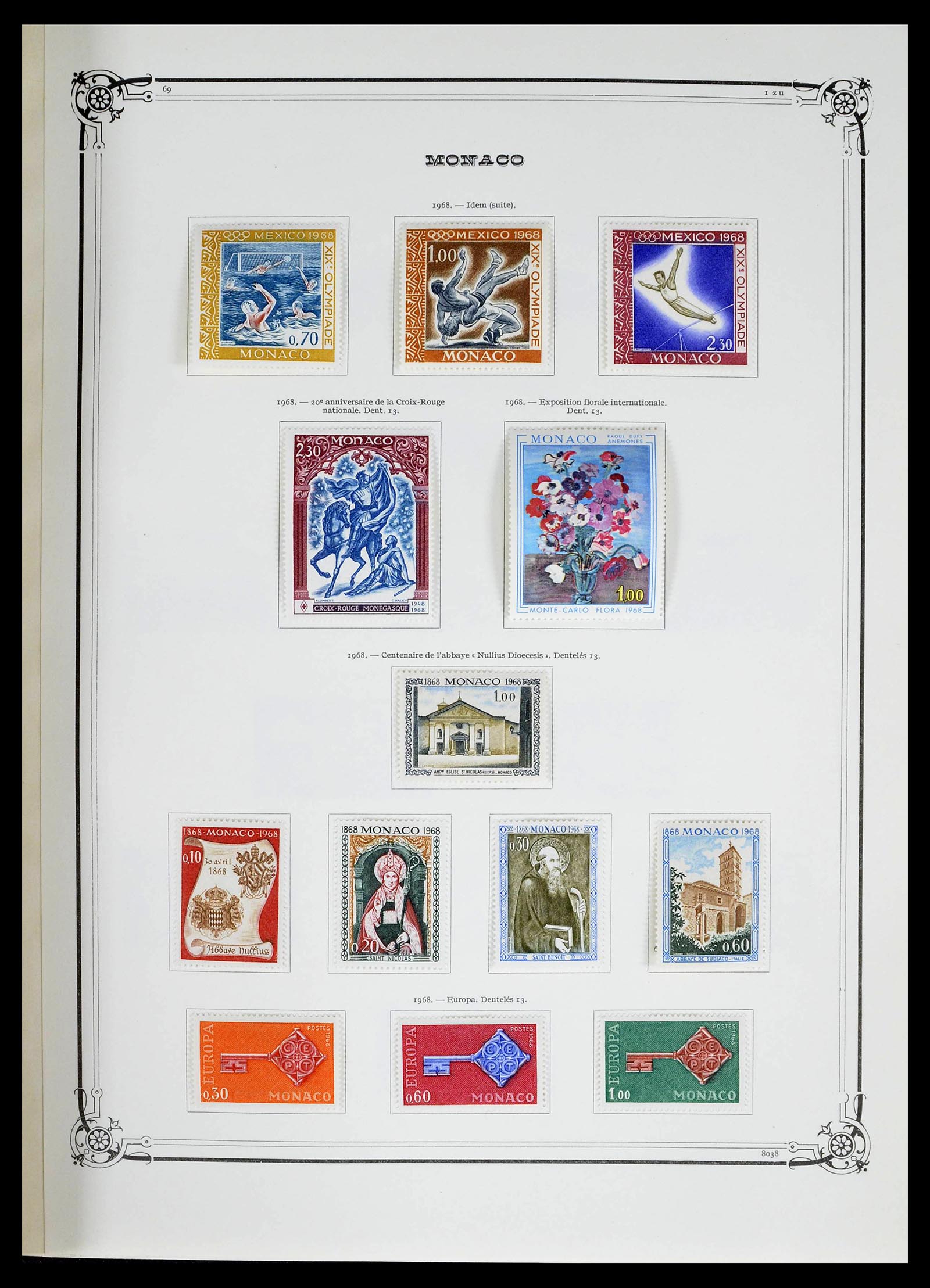39133 0049 - Stamp collection 39133 Monaco 1885-1996.