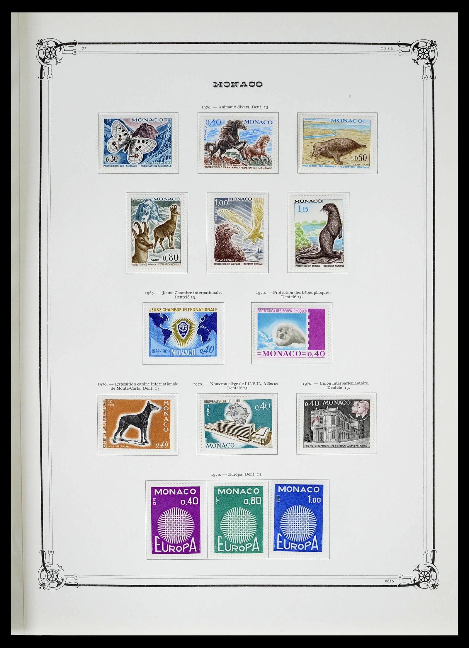 39133 0055 - Stamp collection 39133 Monaco 1885-1996.