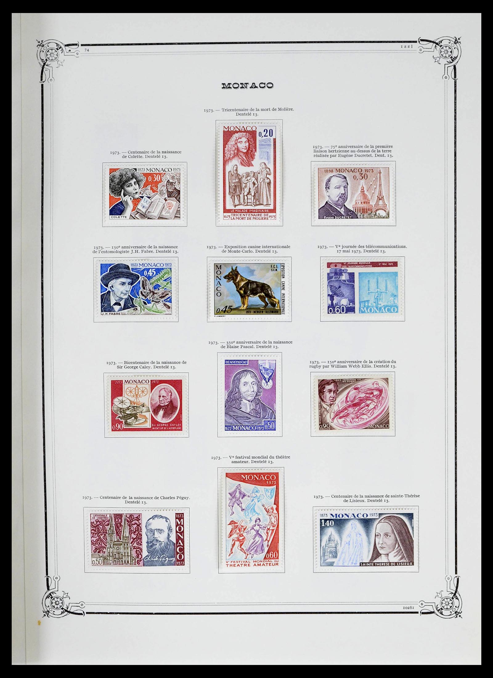 39133 0065 - Stamp collection 39133 Monaco 1885-1996.