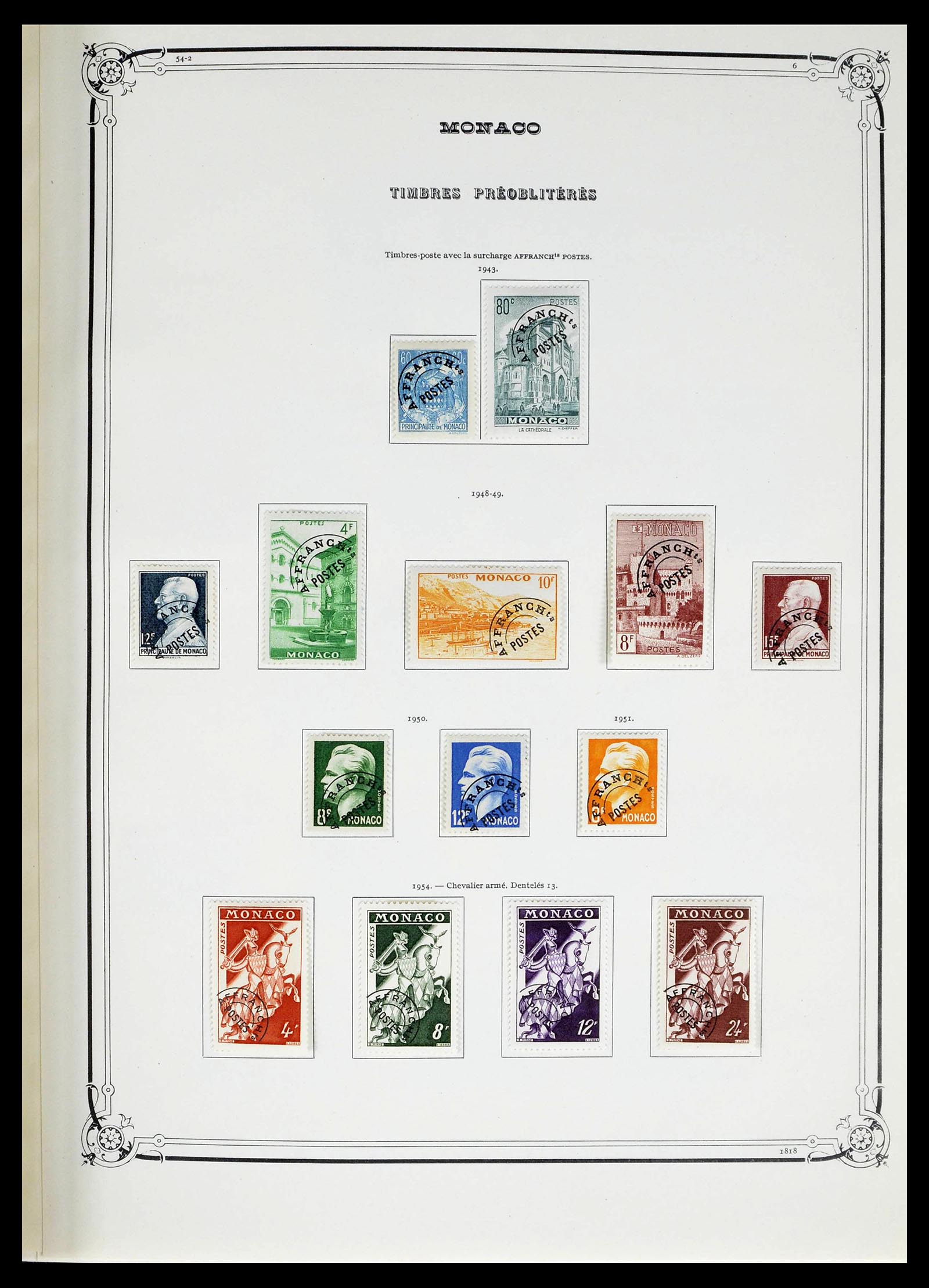 39133 0073 - Stamp collection 39133 Monaco 1885-1996.