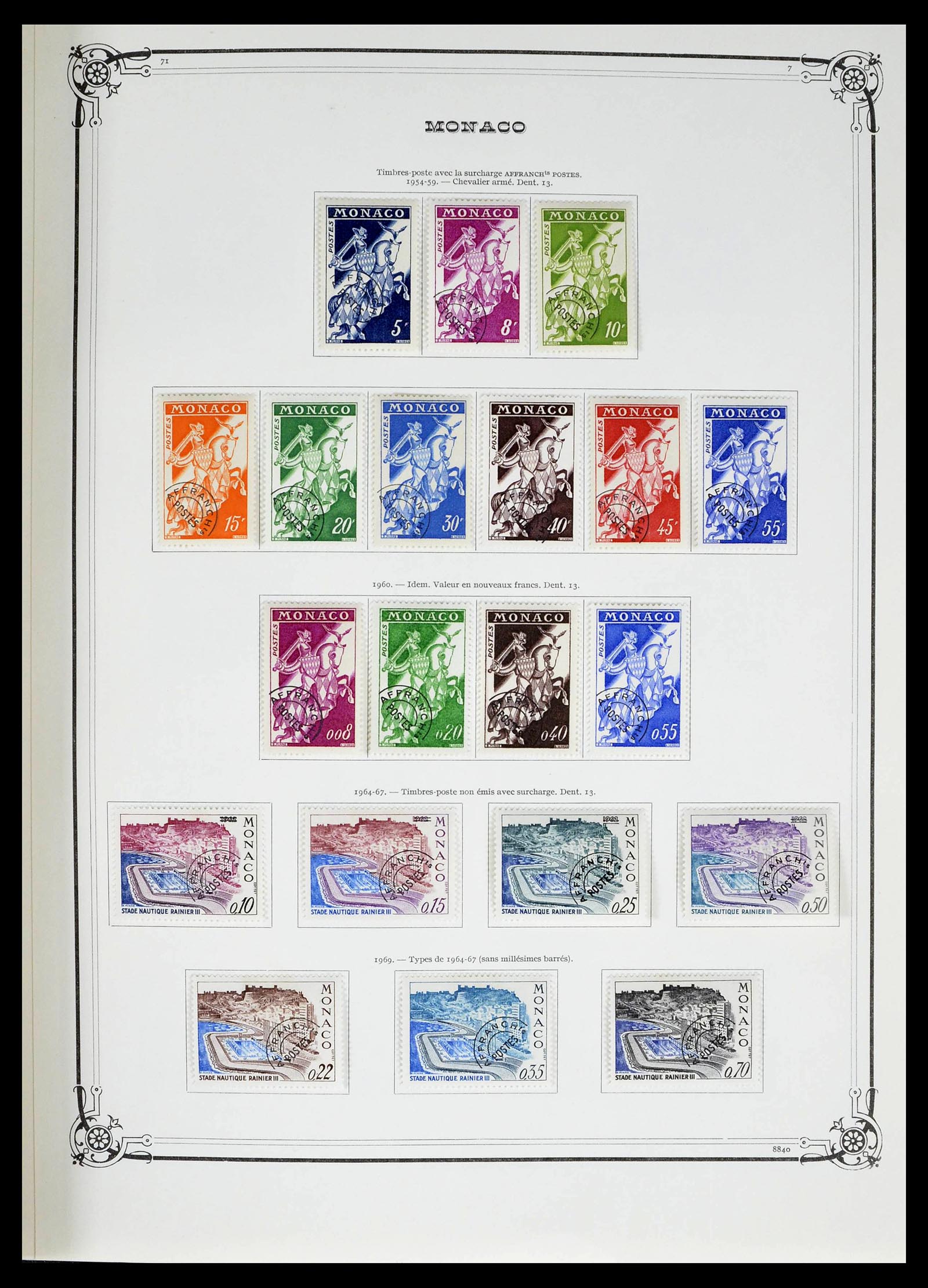39133 0074 - Stamp collection 39133 Monaco 1885-1996.