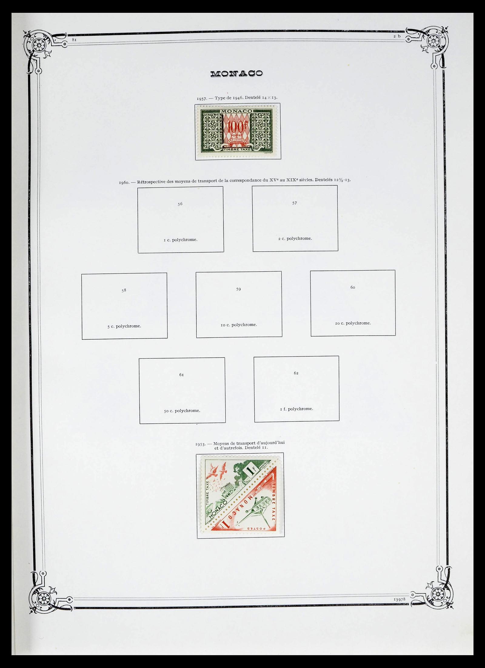 39133 0084 - Stamp collection 39133 Monaco 1885-1996.