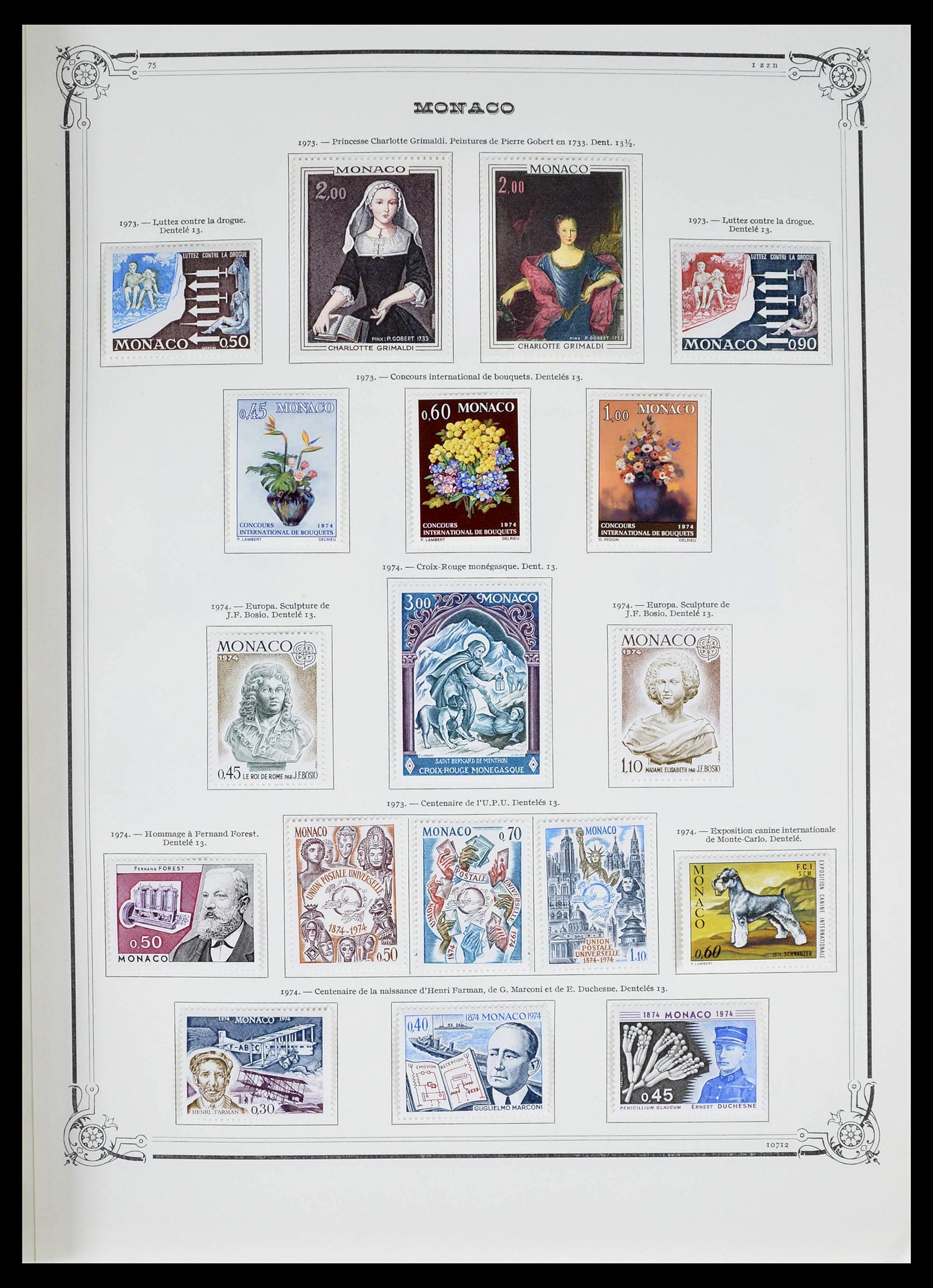 39133 0089 - Stamp collection 39133 Monaco 1885-1996.