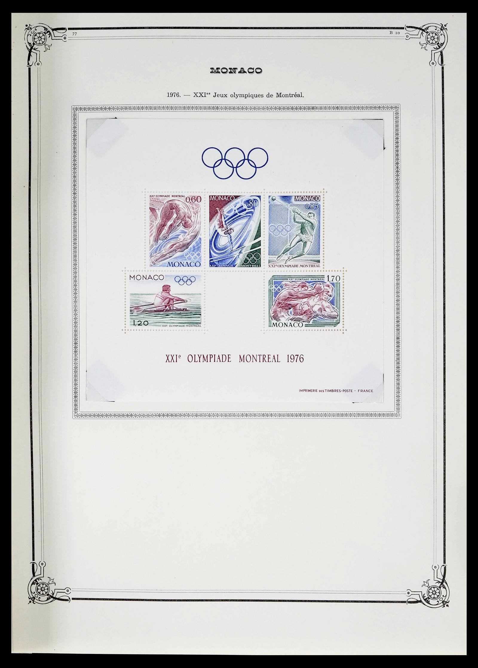 39133 0204 - Stamp collection 39133 Monaco 1885-1996.