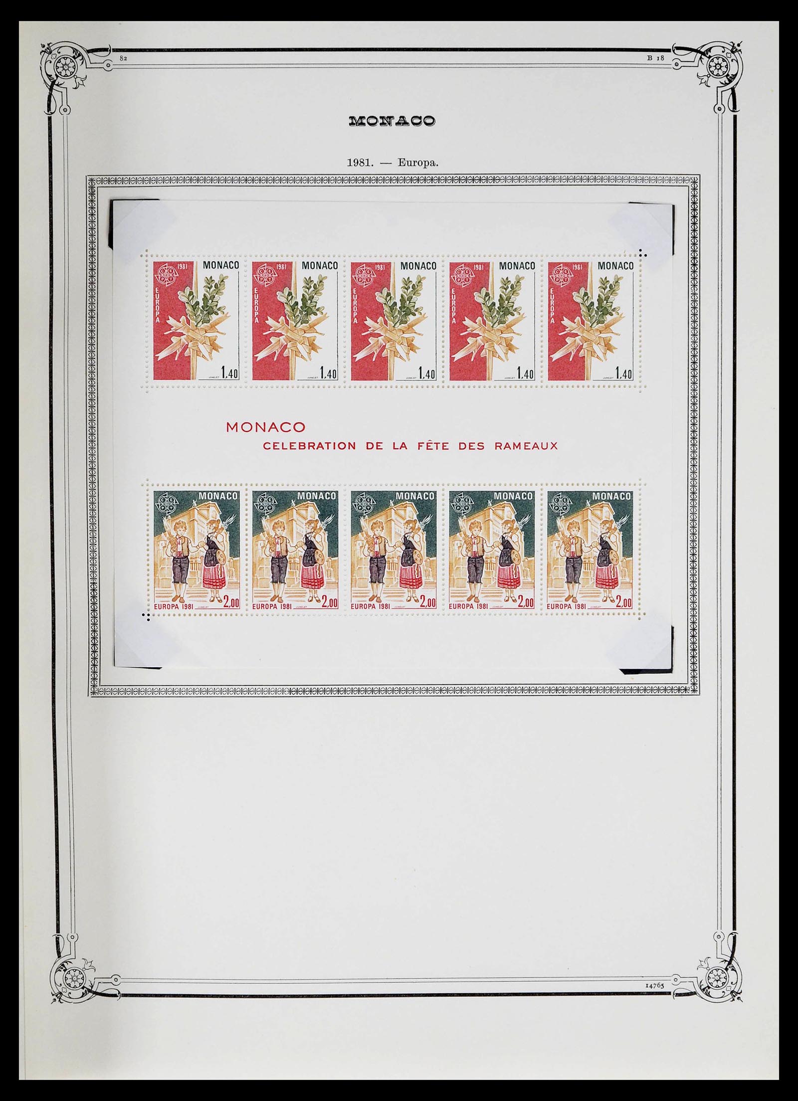 39133 0212 - Stamp collection 39133 Monaco 1885-1996.