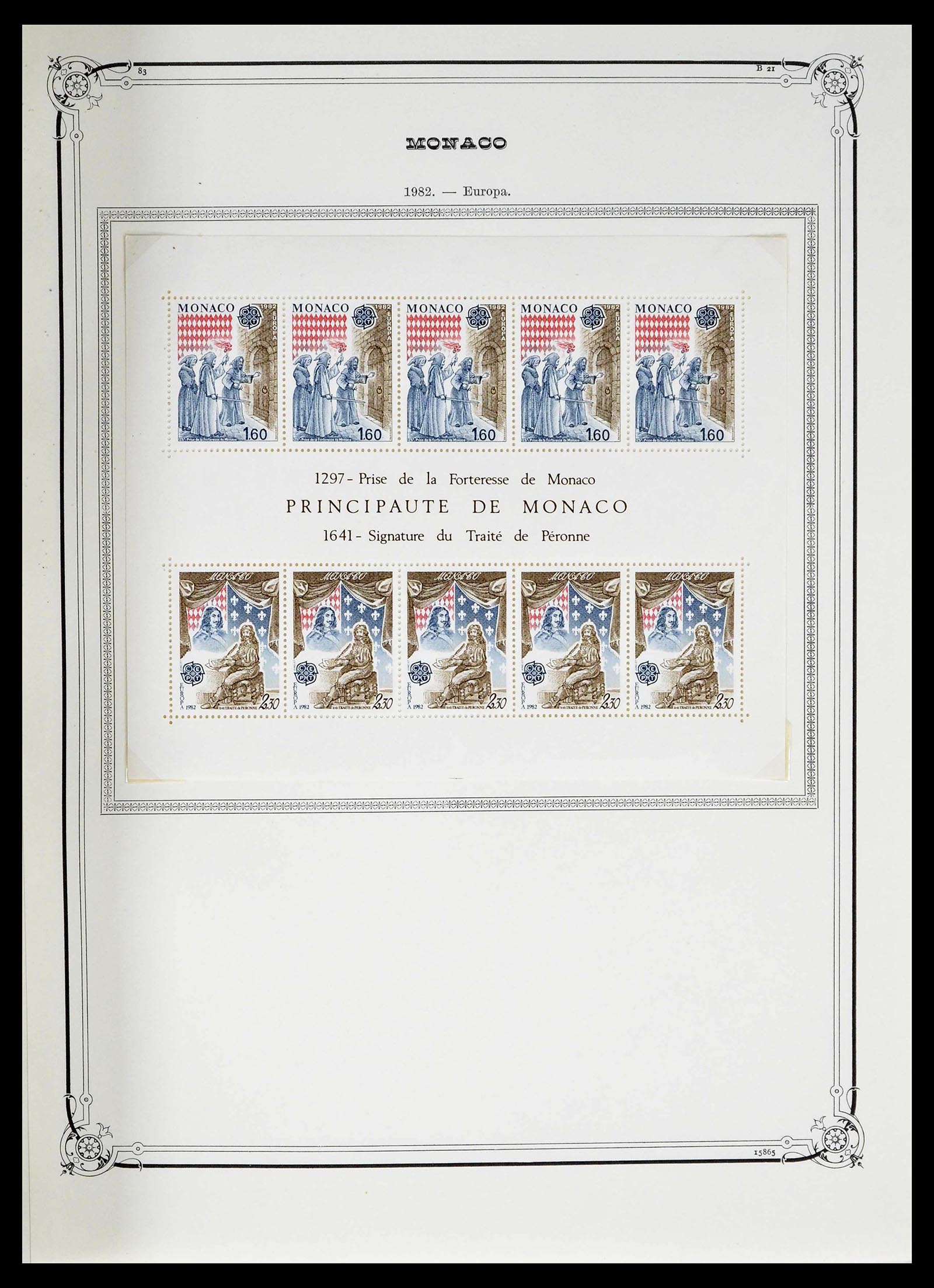 39133 0215 - Stamp collection 39133 Monaco 1885-1996.