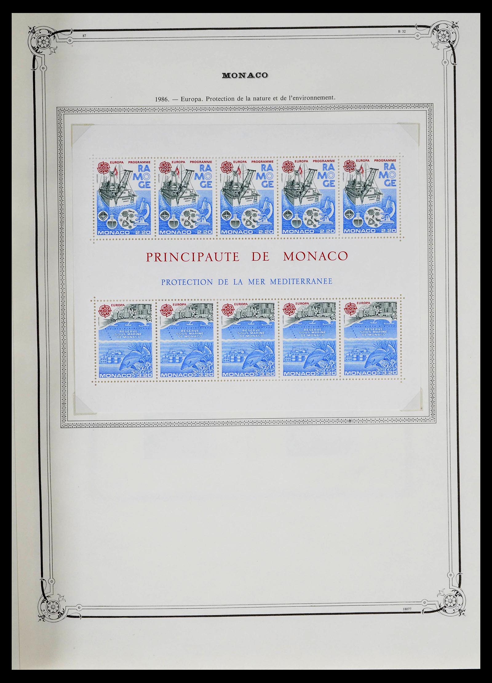 39133 0221 - Stamp collection 39133 Monaco 1885-1996.