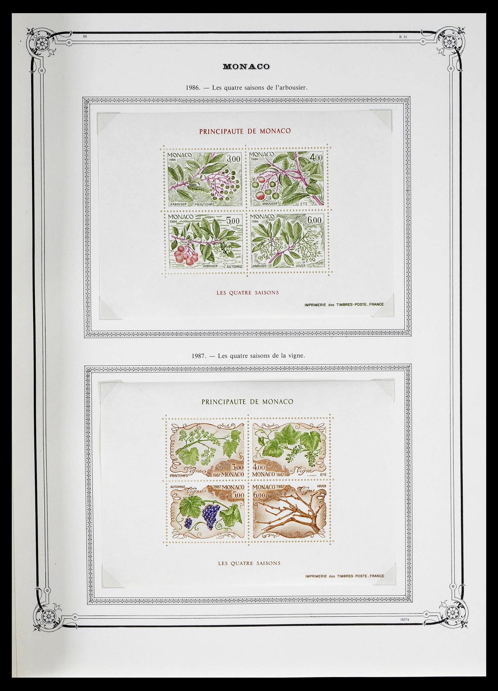 39133 0223 - Stamp collection 39133 Monaco 1885-1996.