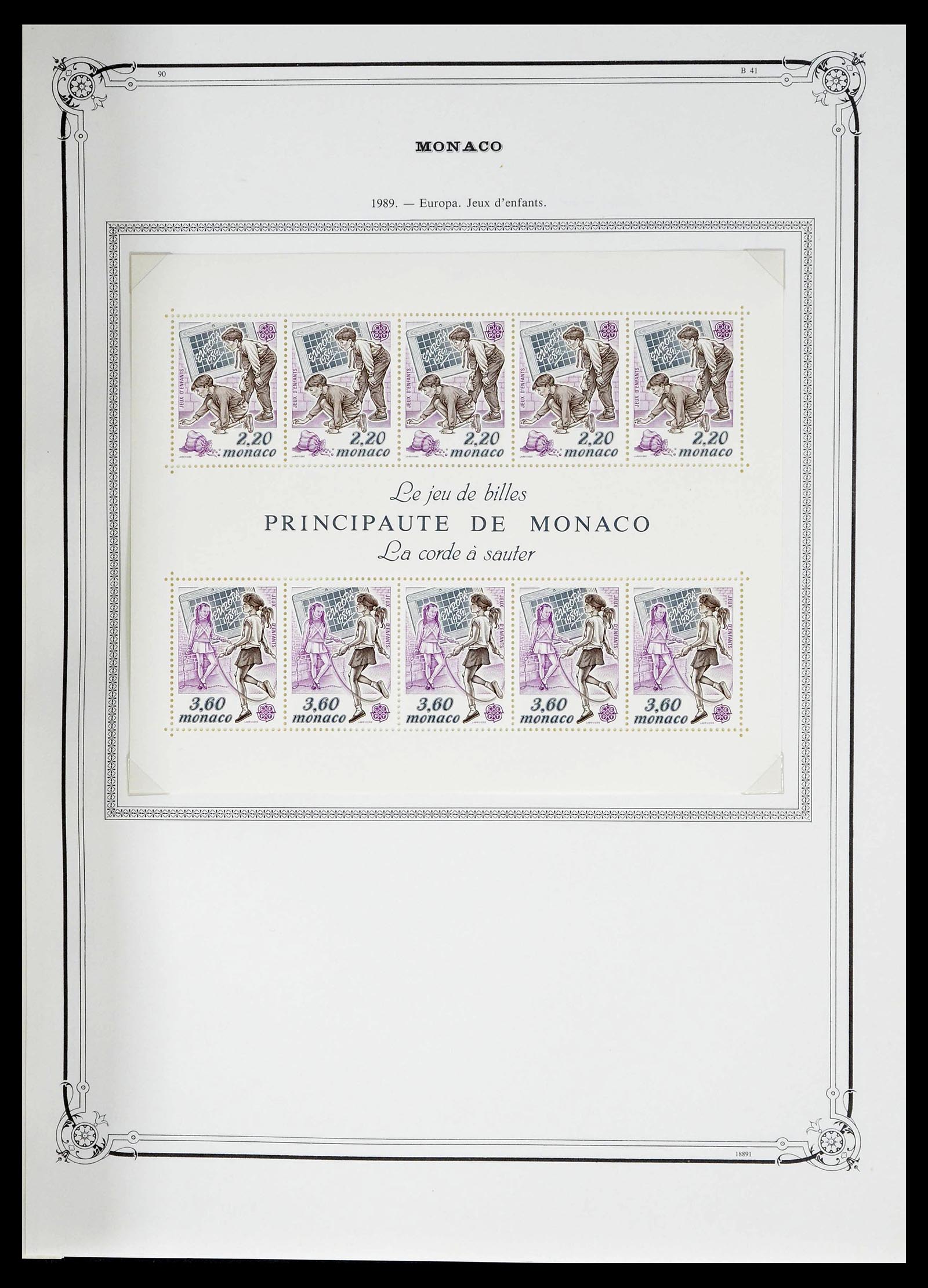 39133 0231 - Stamp collection 39133 Monaco 1885-1996.