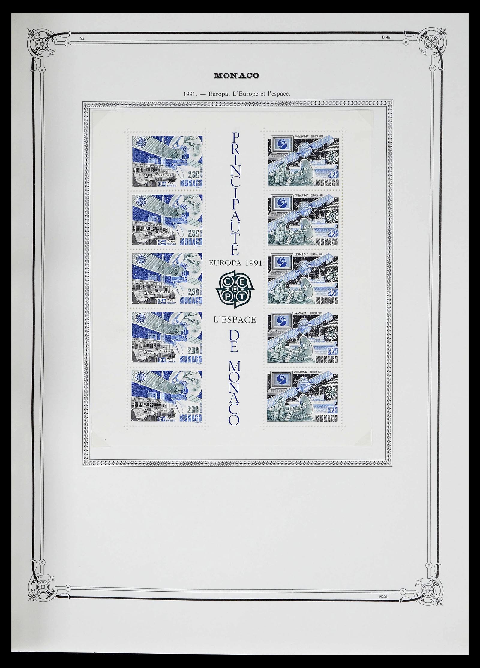 39133 0232 - Stamp collection 39133 Monaco 1885-1996.