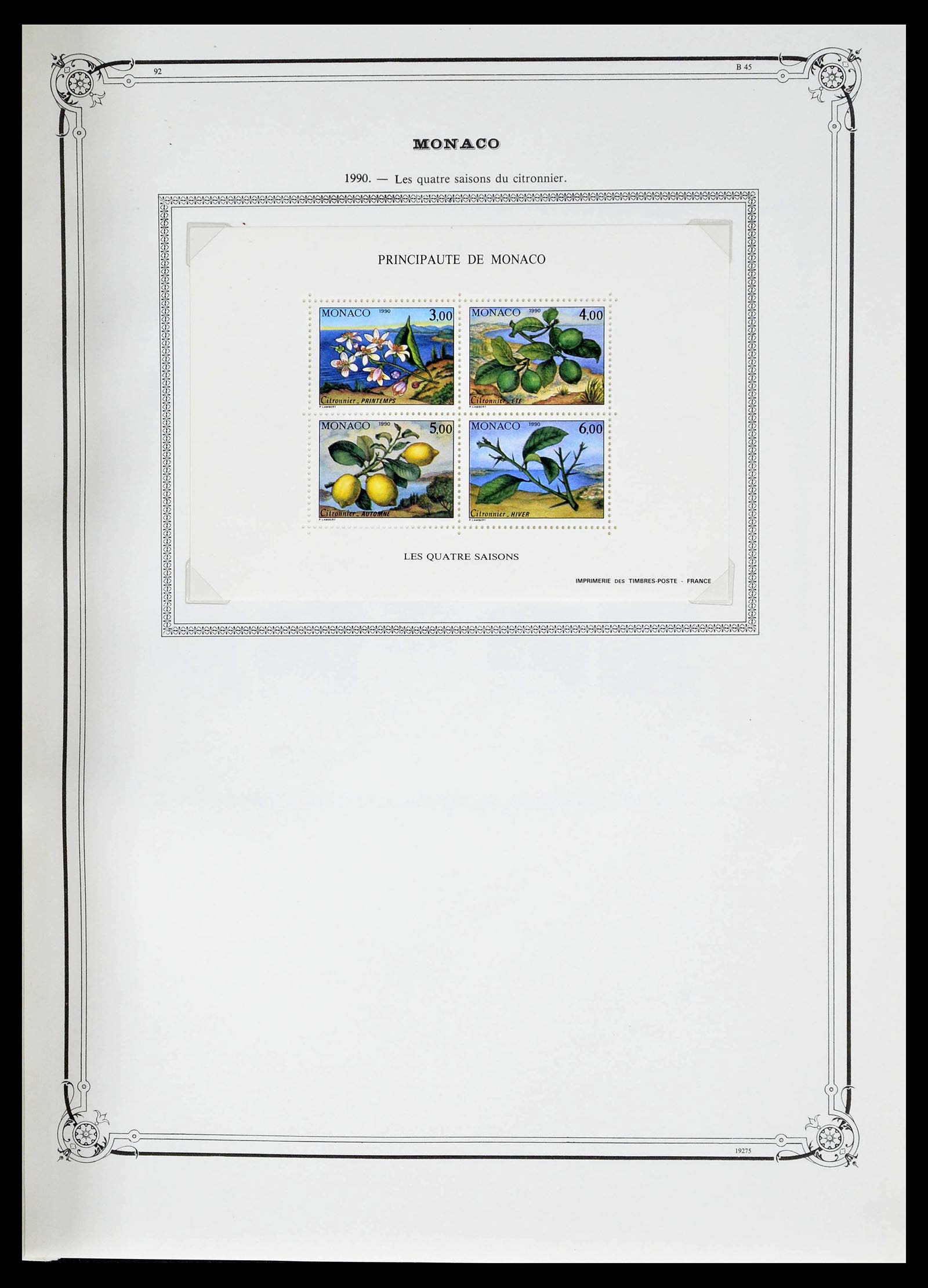 39133 0233 - Stamp collection 39133 Monaco 1885-1996.