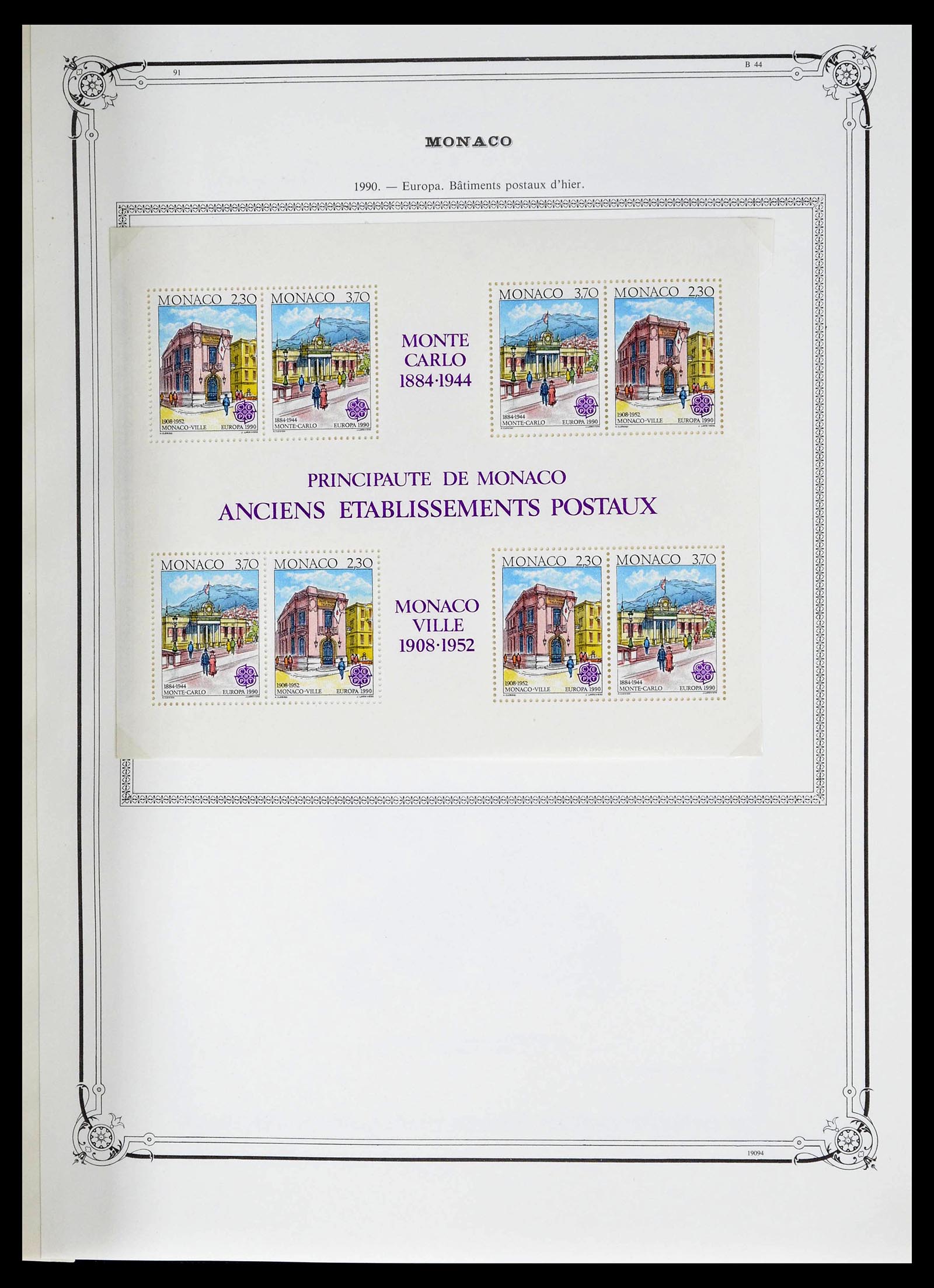 39133 0234 - Stamp collection 39133 Monaco 1885-1996.