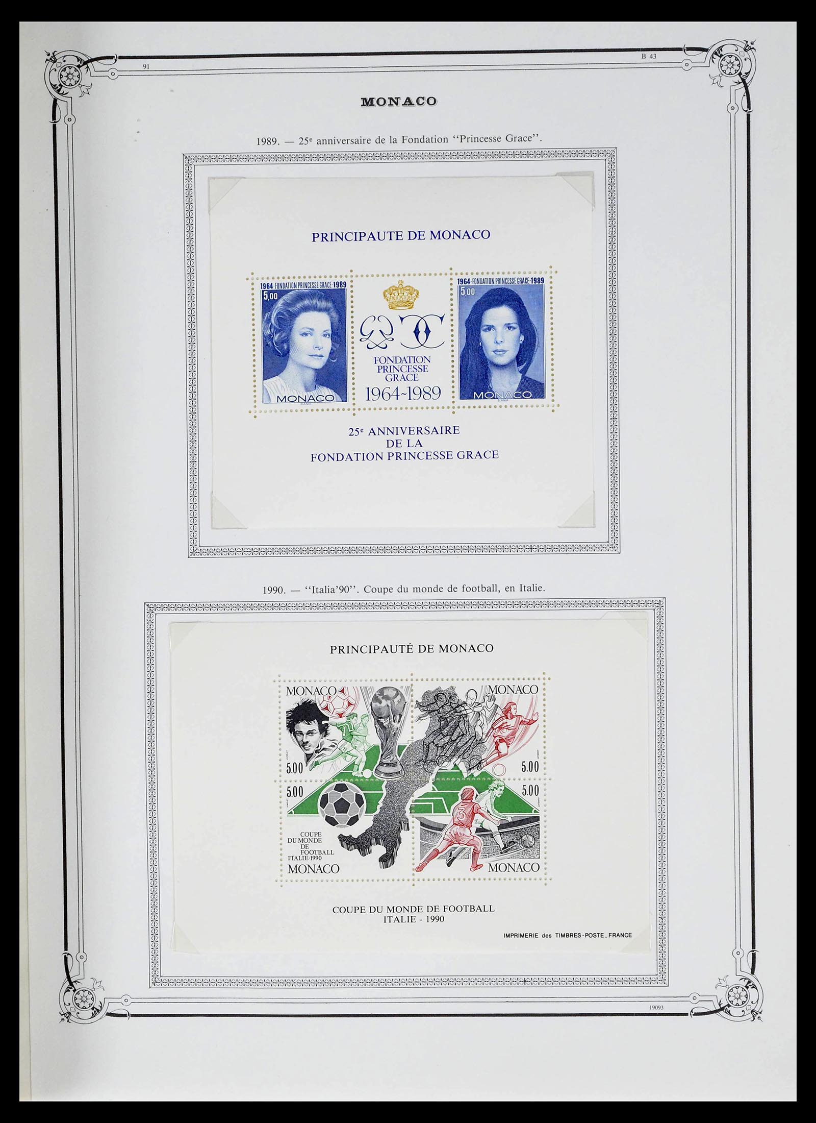 39133 0235 - Stamp collection 39133 Monaco 1885-1996.