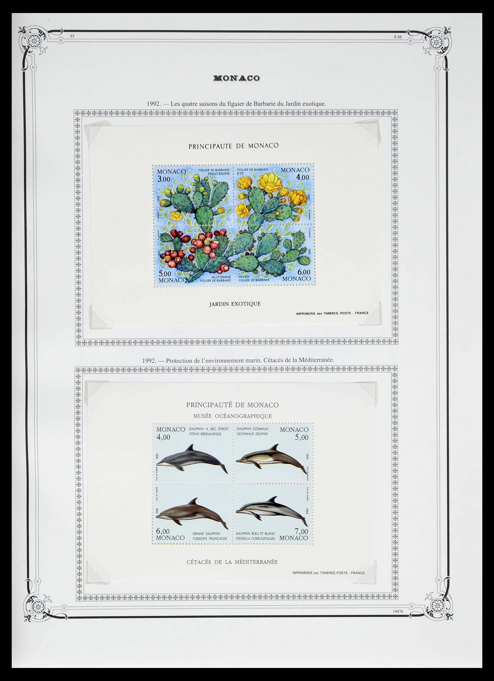 39133 0237 - Stamp collection 39133 Monaco 1885-1996.