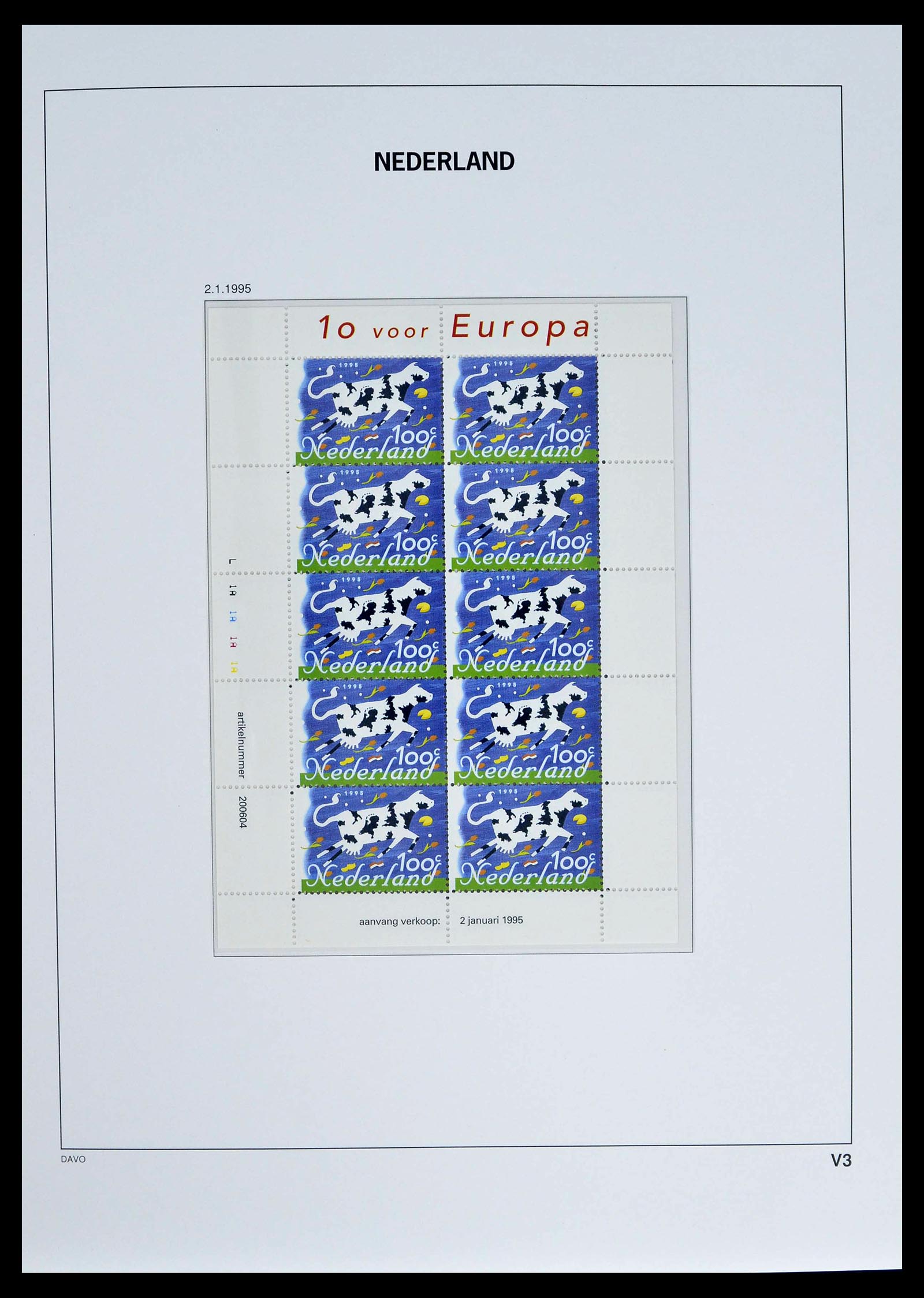 39134 0011 - Stamp collection 39134 Netherlands sheetlets 1992-2019!
