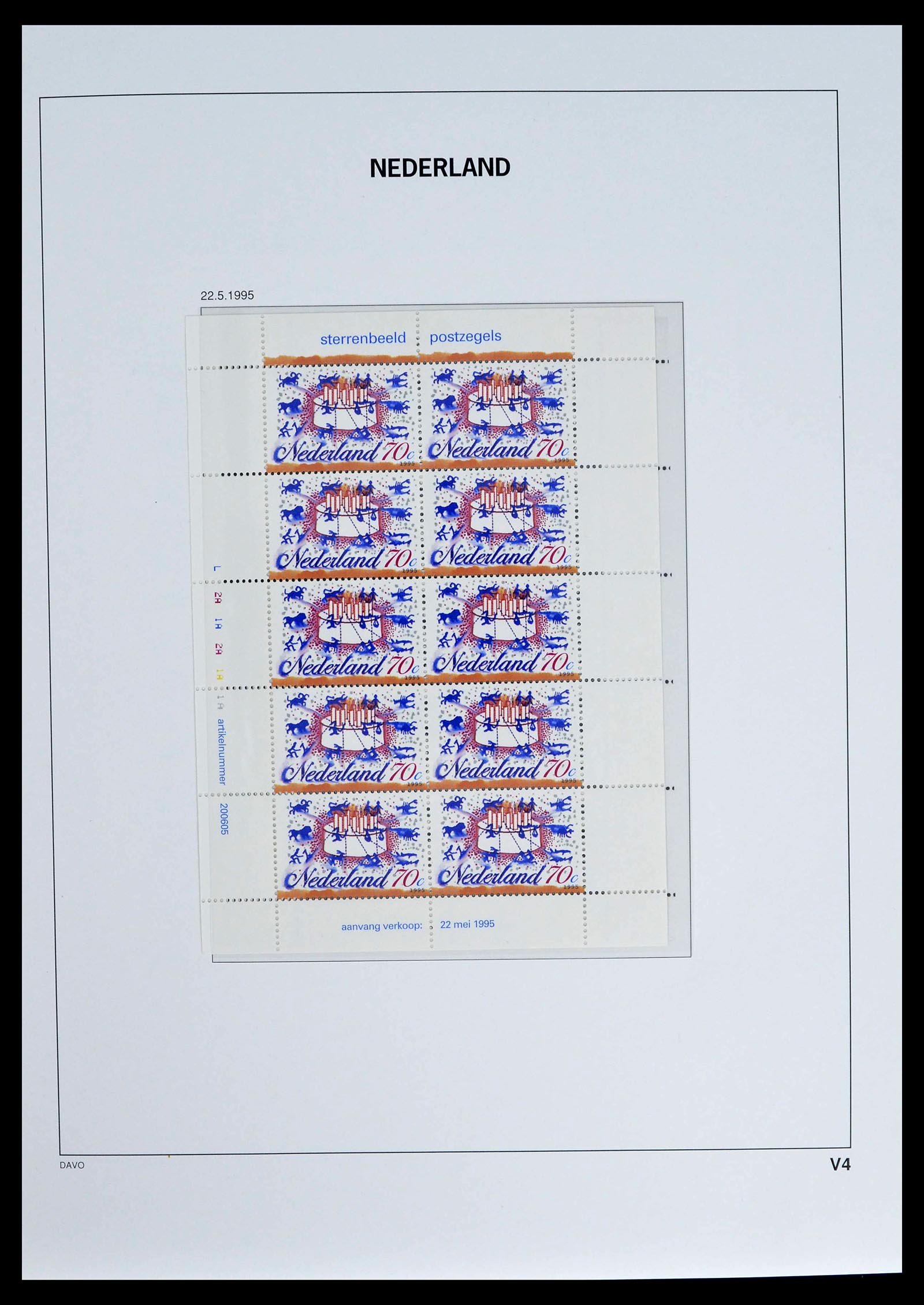39134 0012 - Stamp collection 39134 Netherlands sheetlets 1992-2019!