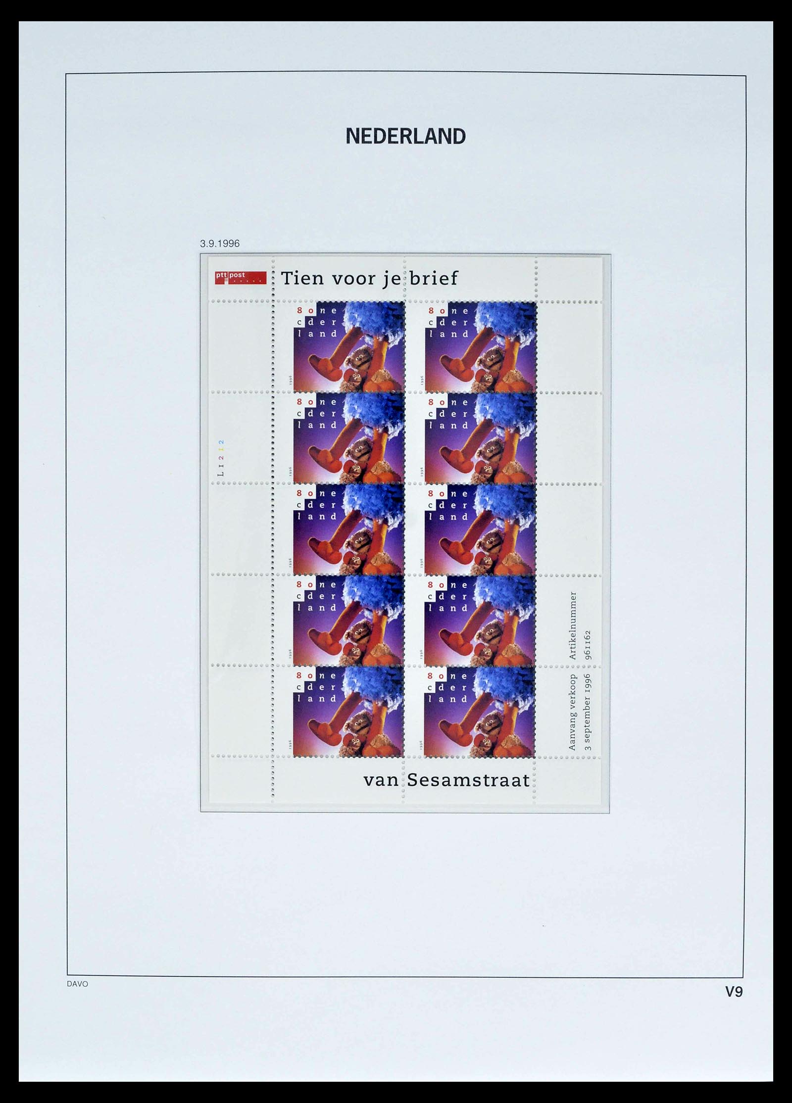 39134 0017 - Stamp collection 39134 Netherlands sheetlets 1992-2019!