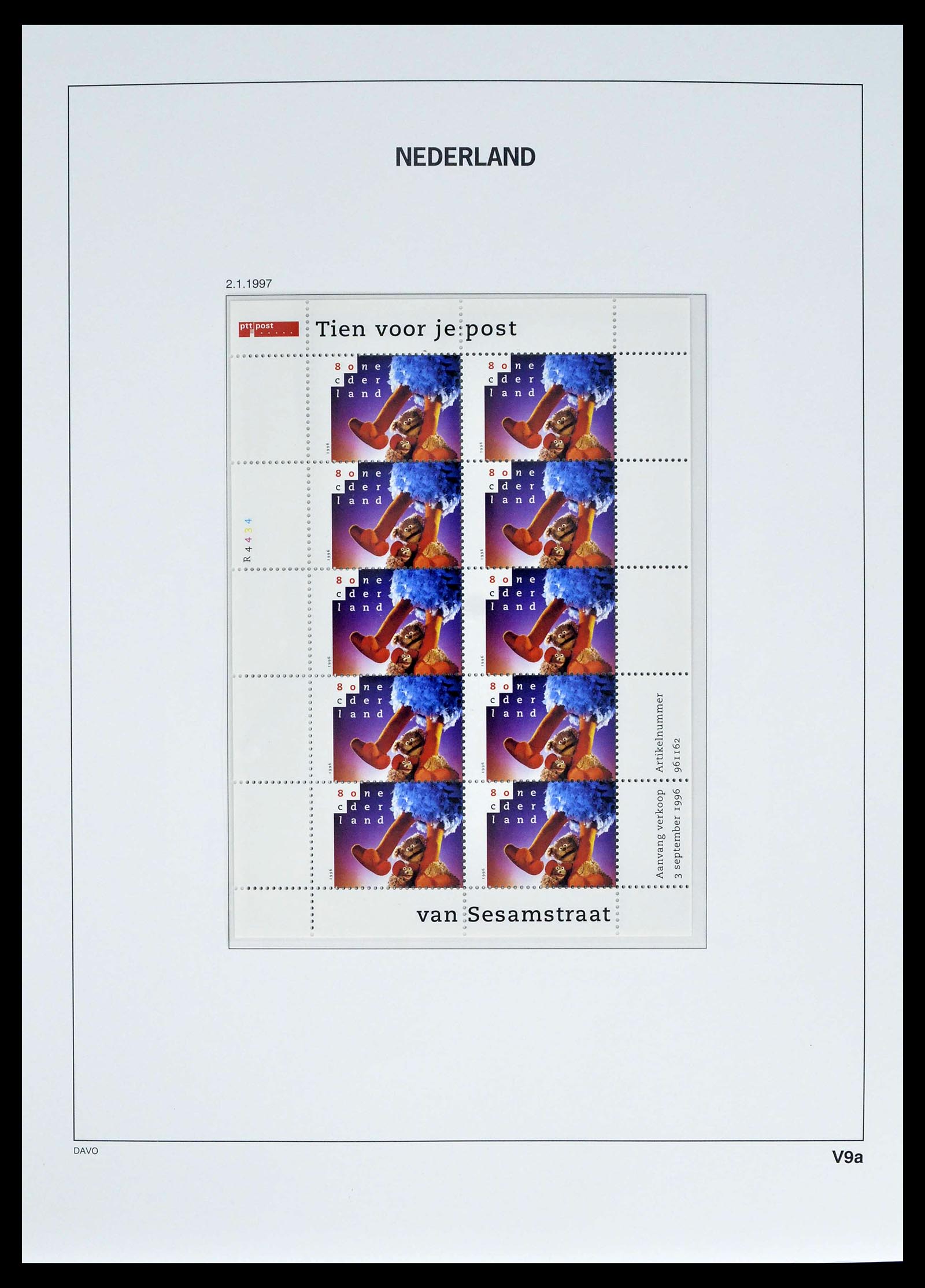 39134 0018 - Stamp collection 39134 Netherlands sheetlets 1992-2019!