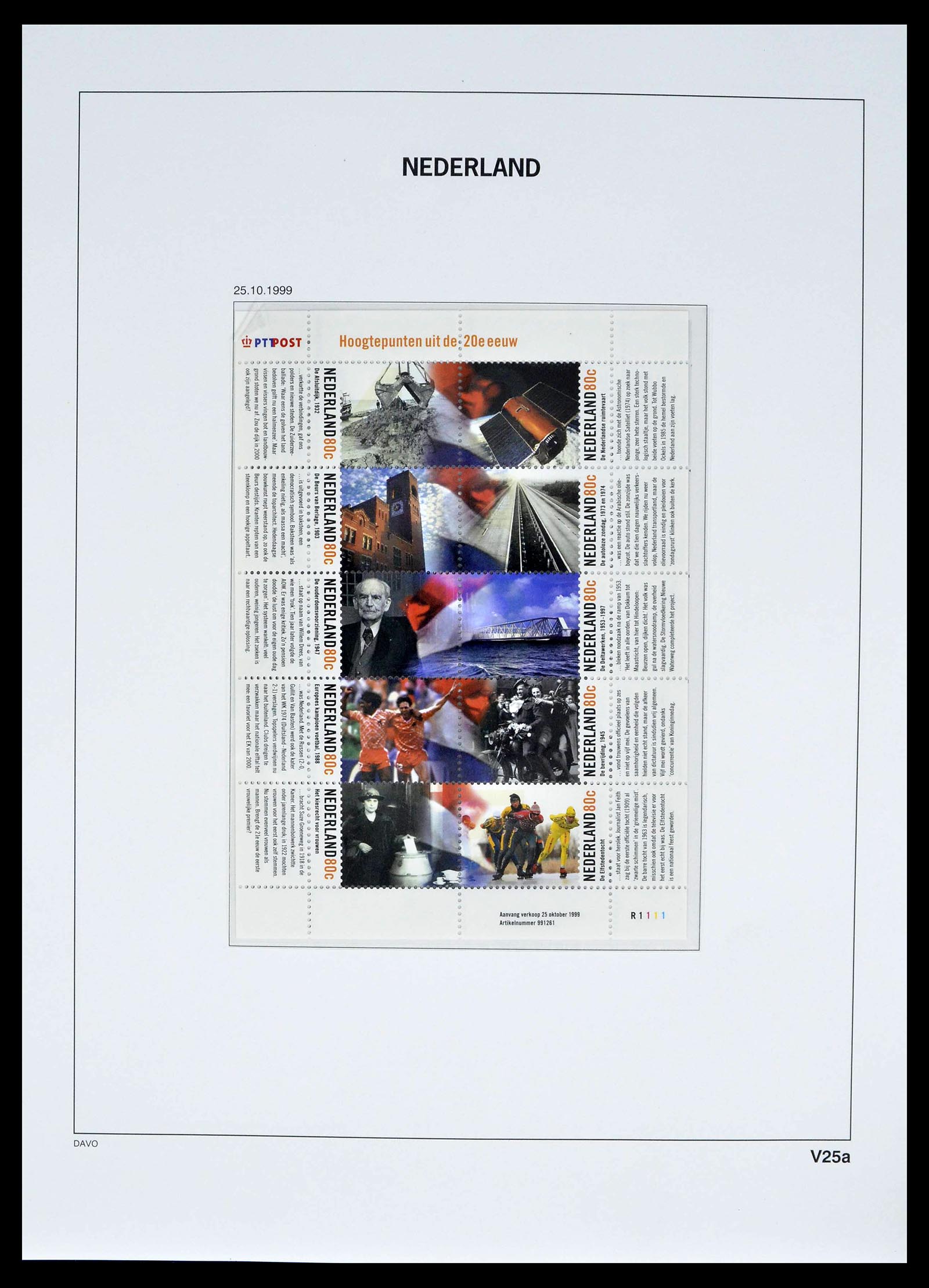 39134 0037 - Stamp collection 39134 Netherlands sheetlets 1992-2019!