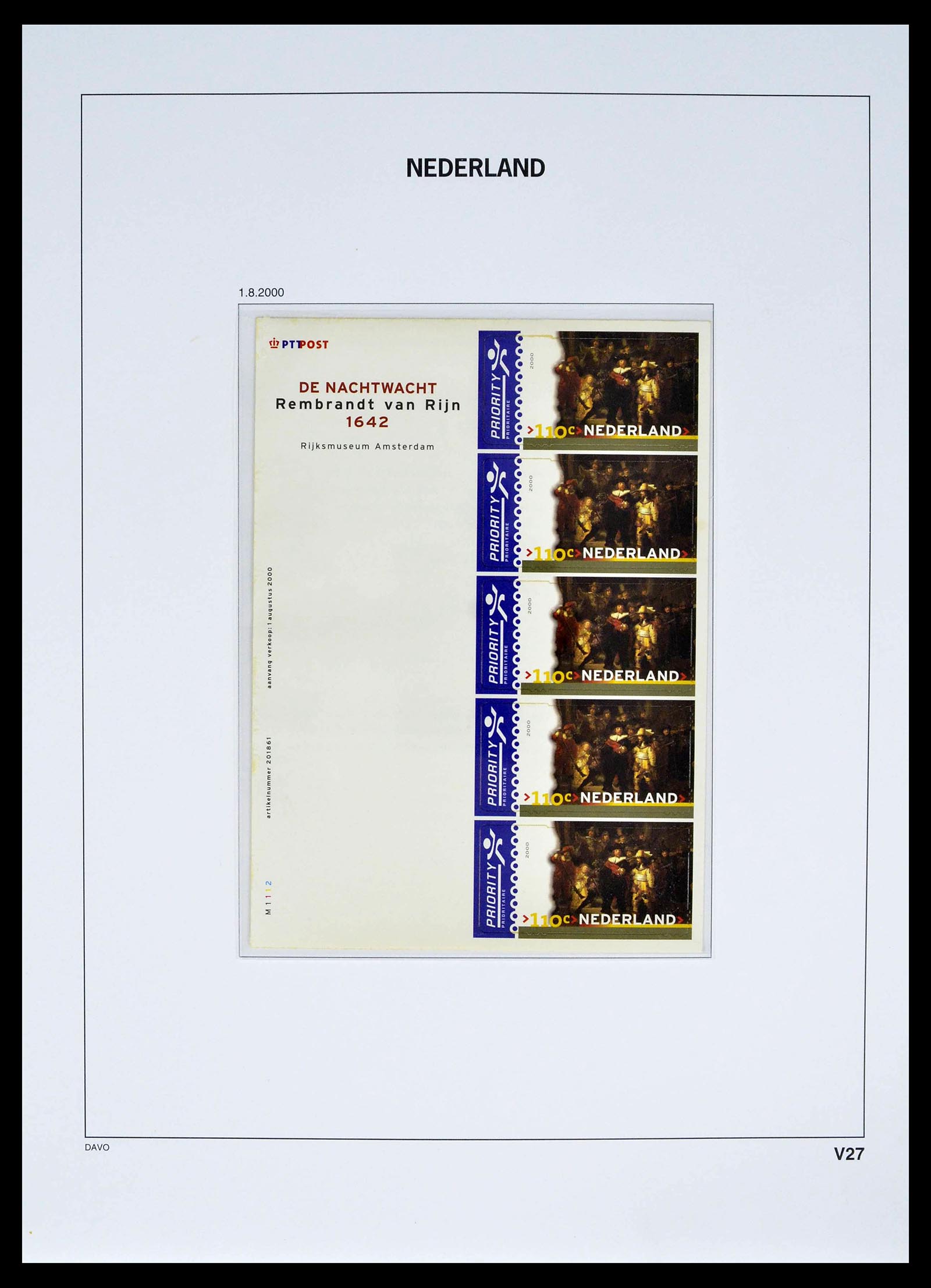 39134 0039 - Stamp collection 39134 Netherlands sheetlets 1992-2019!