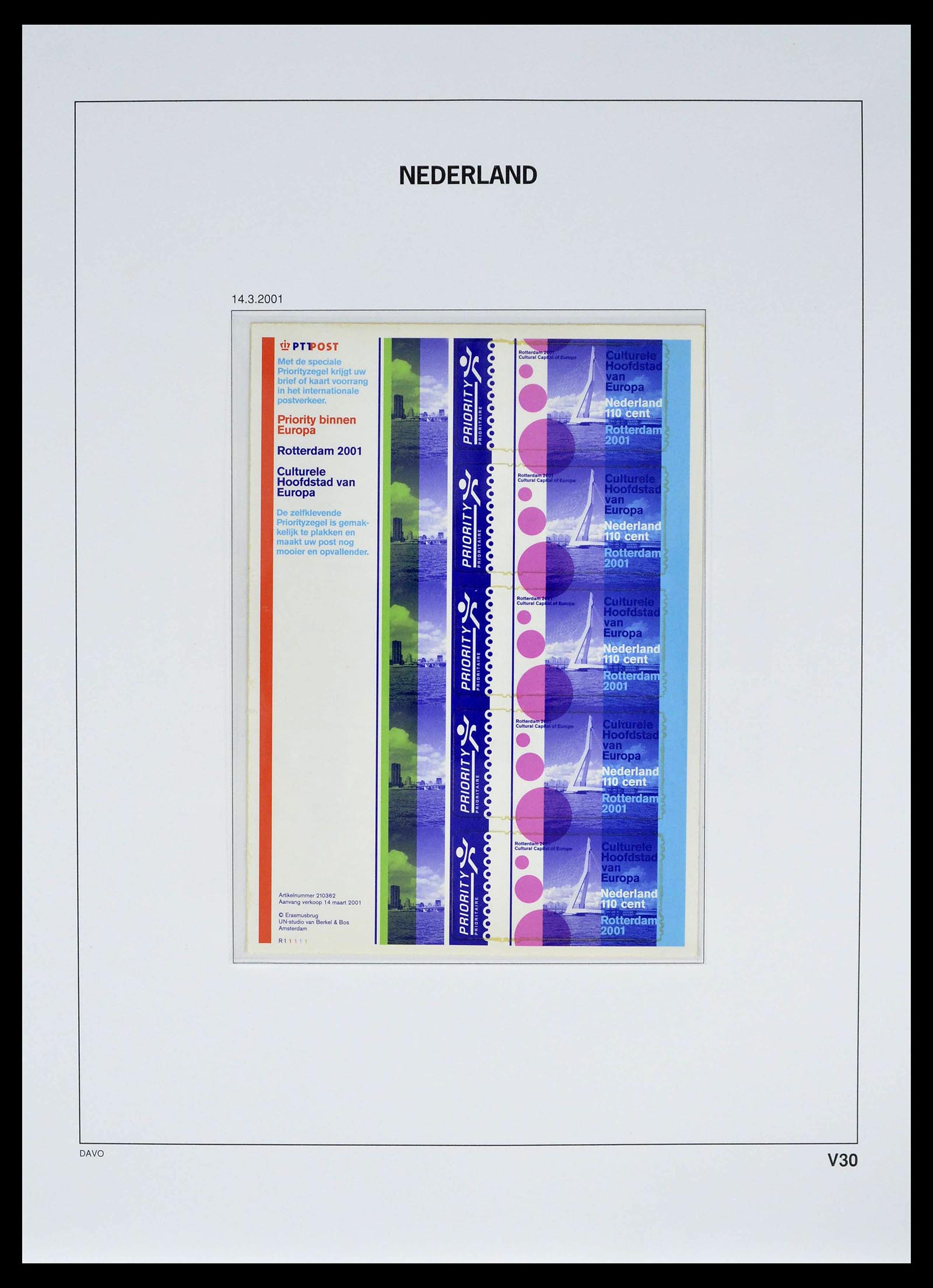 39134 0042 - Stamp collection 39134 Netherlands sheetlets 1992-2019!