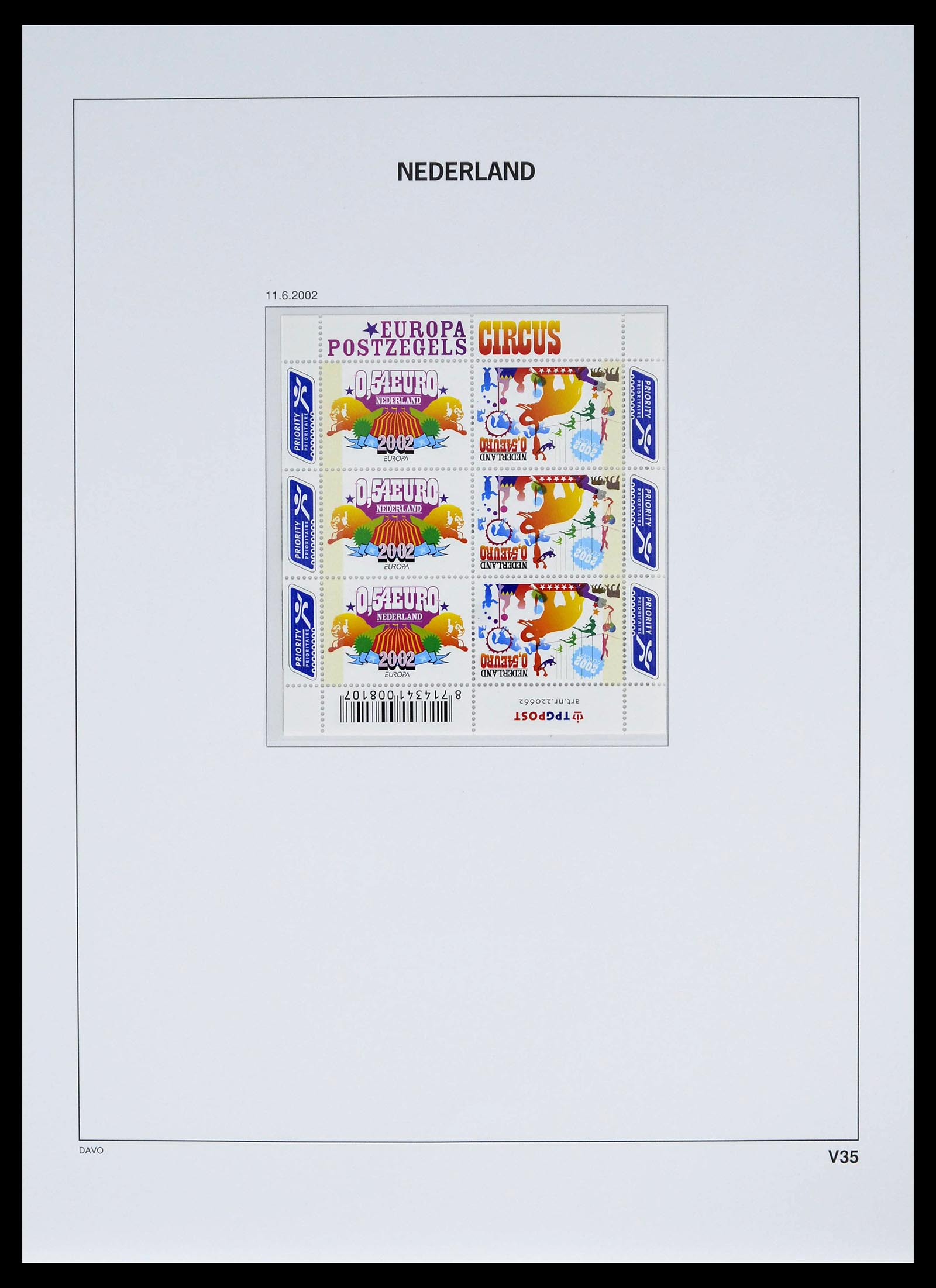 39134 0047 - Stamp collection 39134 Netherlands sheetlets 1992-2019!