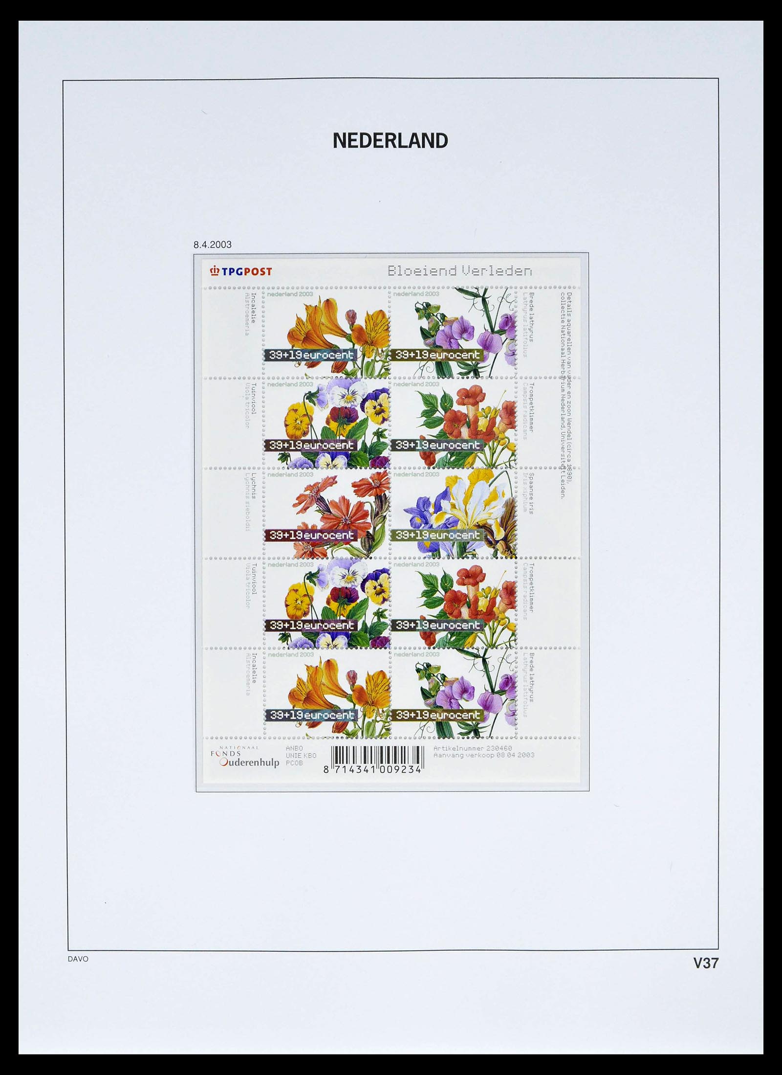 39134 0049 - Stamp collection 39134 Netherlands sheetlets 1992-2019!