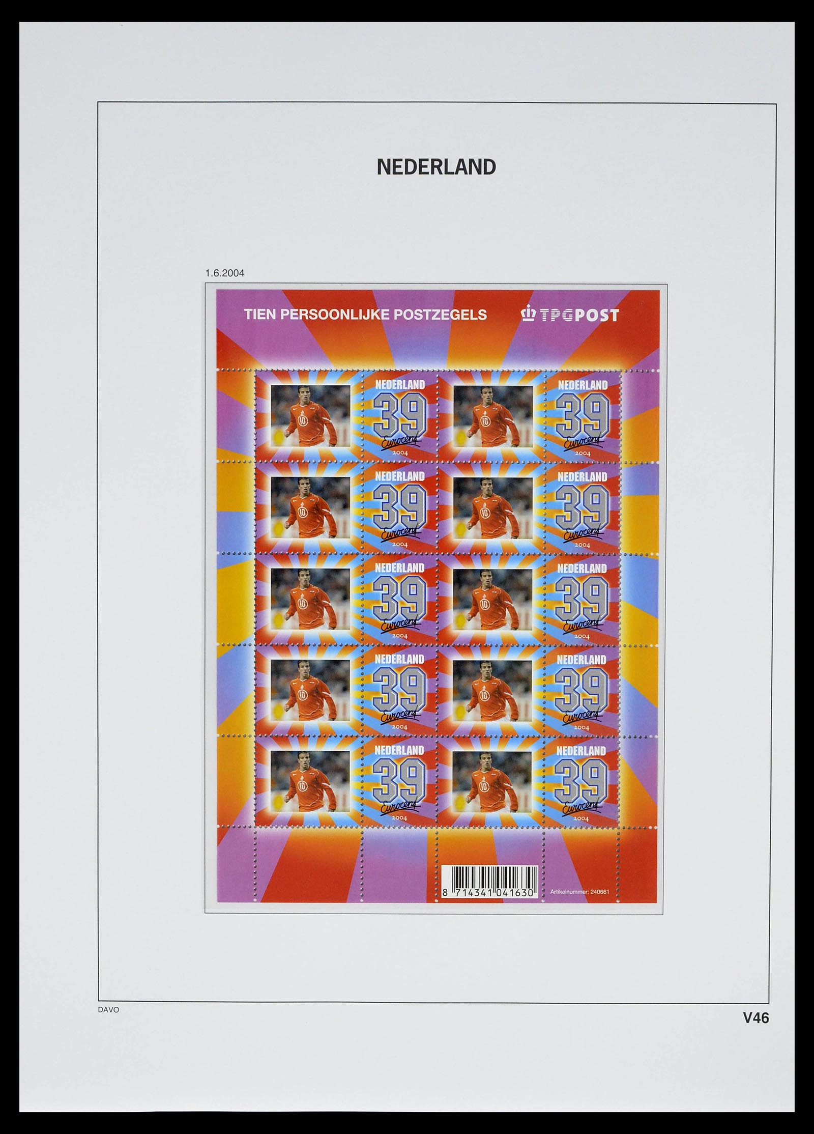 39134 0060 - Stamp collection 39134 Netherlands sheetlets 1992-2019!