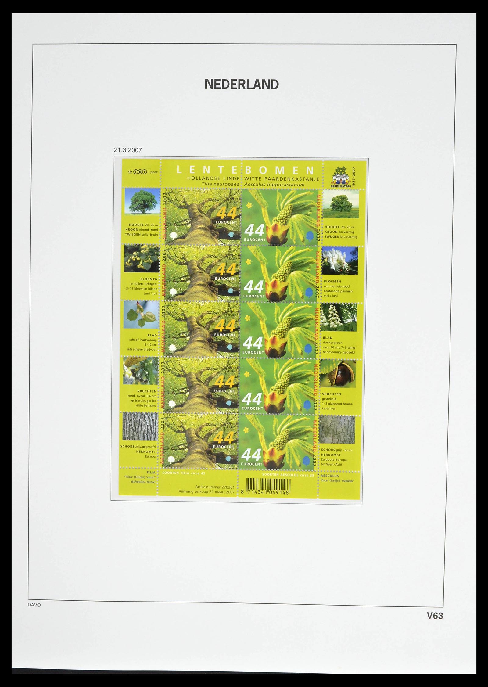 39134 0077 - Stamp collection 39134 Netherlands sheetlets 1992-2019!