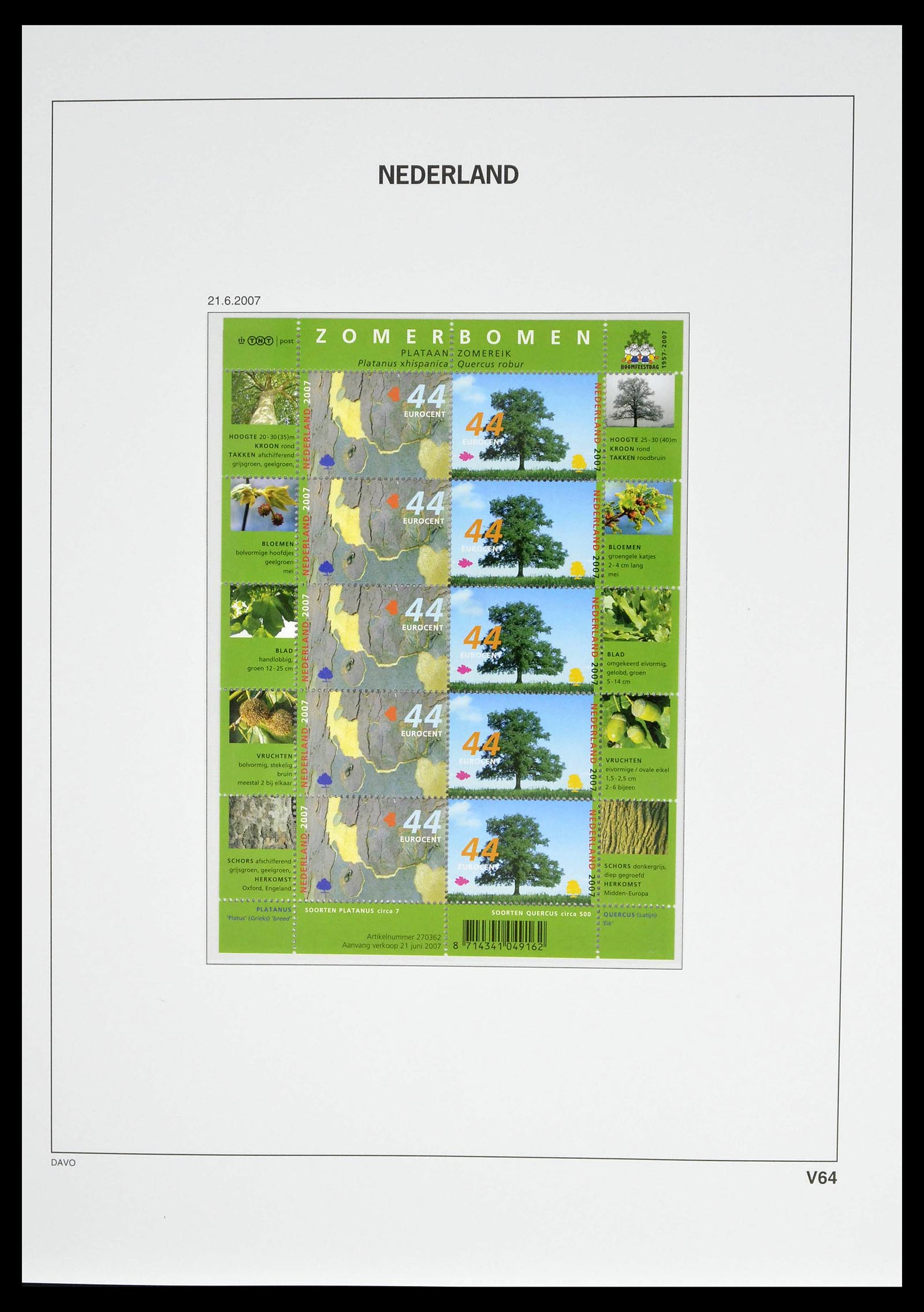 39134 0078 - Stamp collection 39134 Netherlands sheetlets 1992-2019!