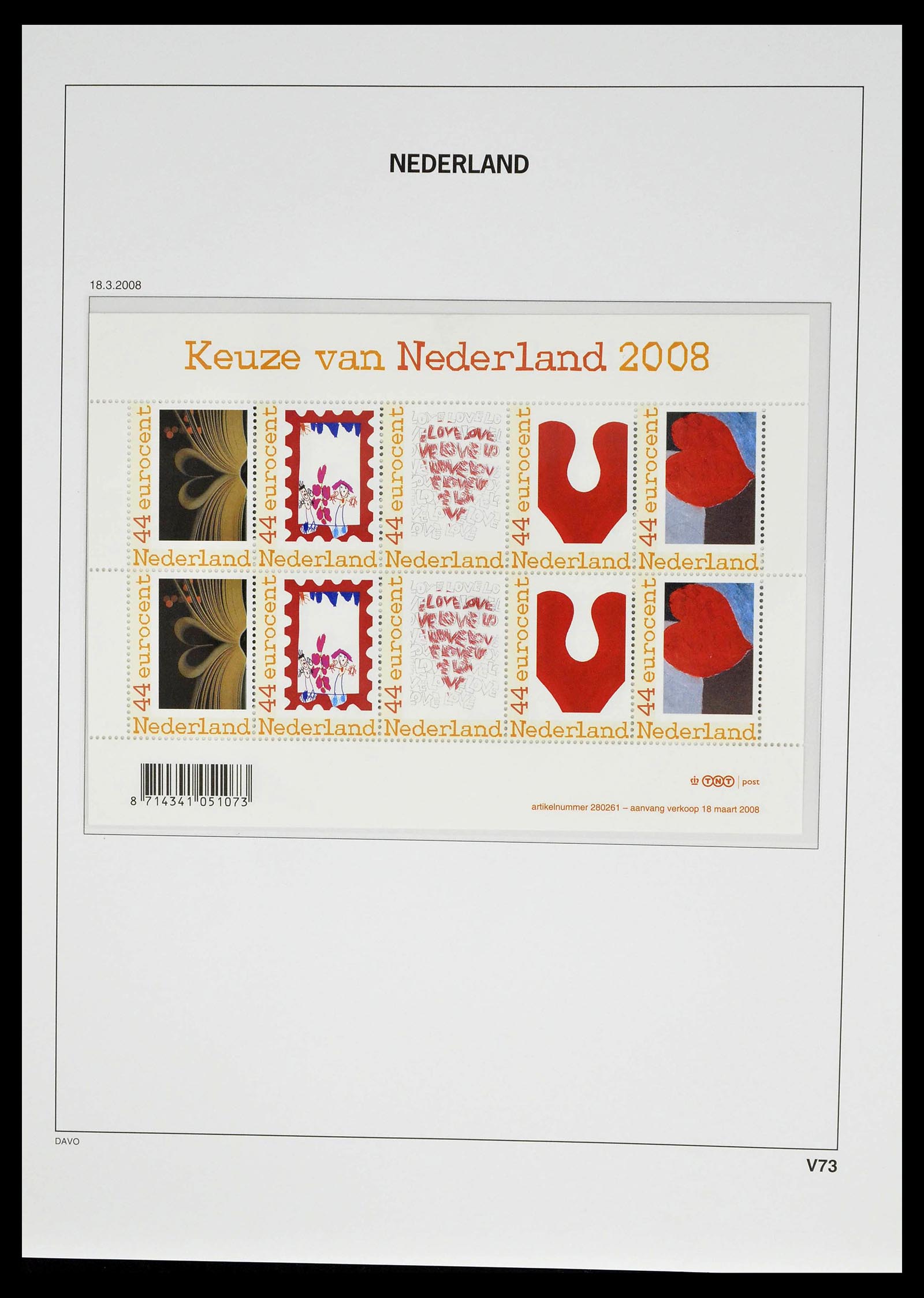 39134 0087 - Stamp collection 39134 Netherlands sheetlets 1992-2019!