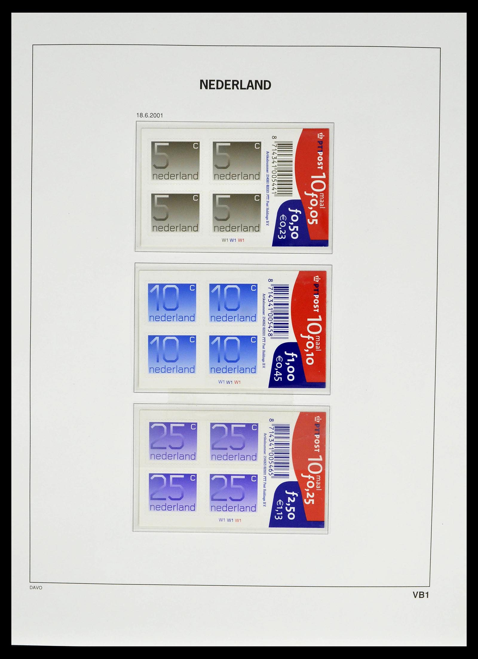 39134 0094 - Stamp collection 39134 Netherlands sheetlets 1992-2019!