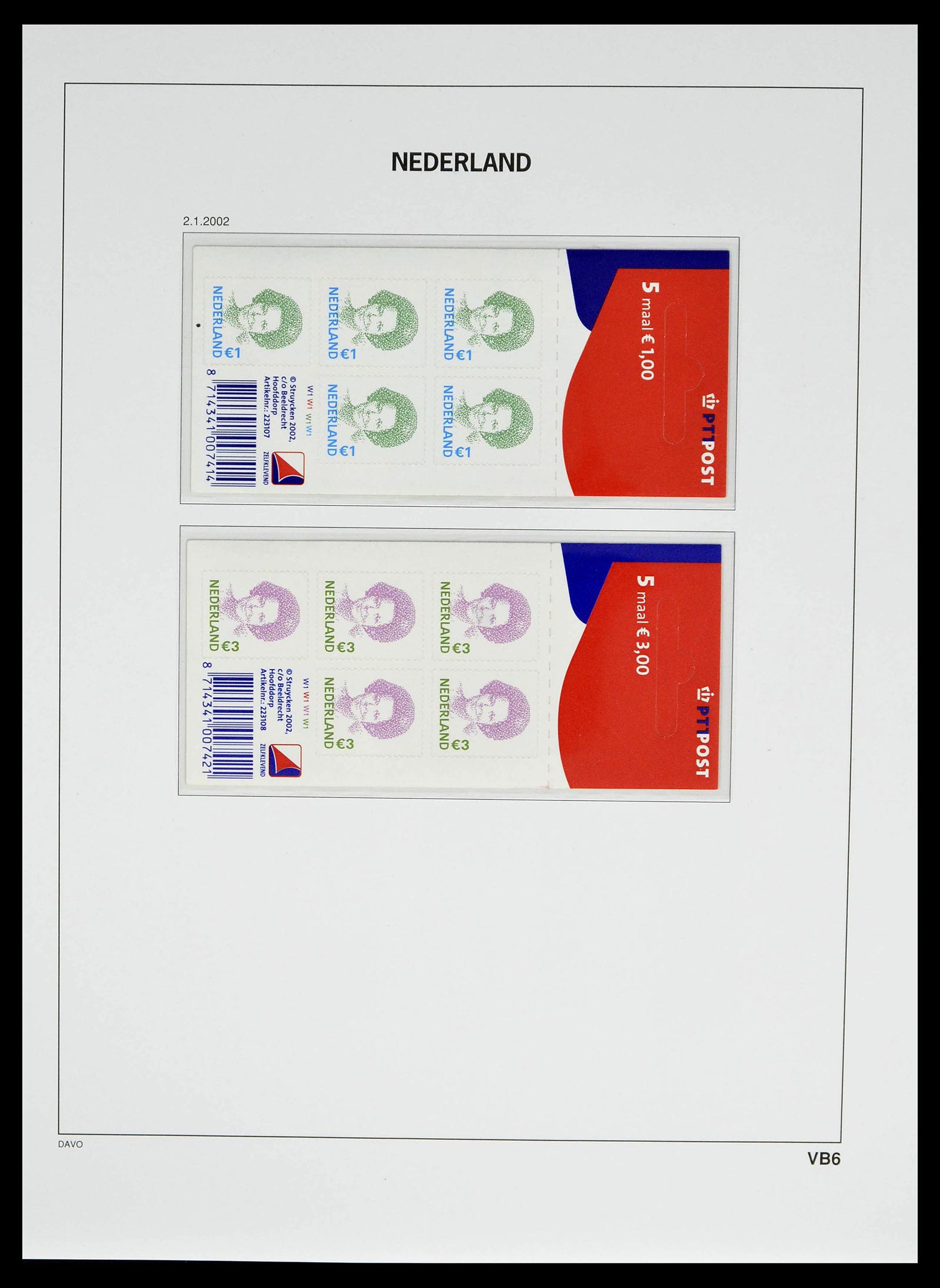 39134 0099 - Stamp collection 39134 Netherlands sheetlets 1992-2019!
