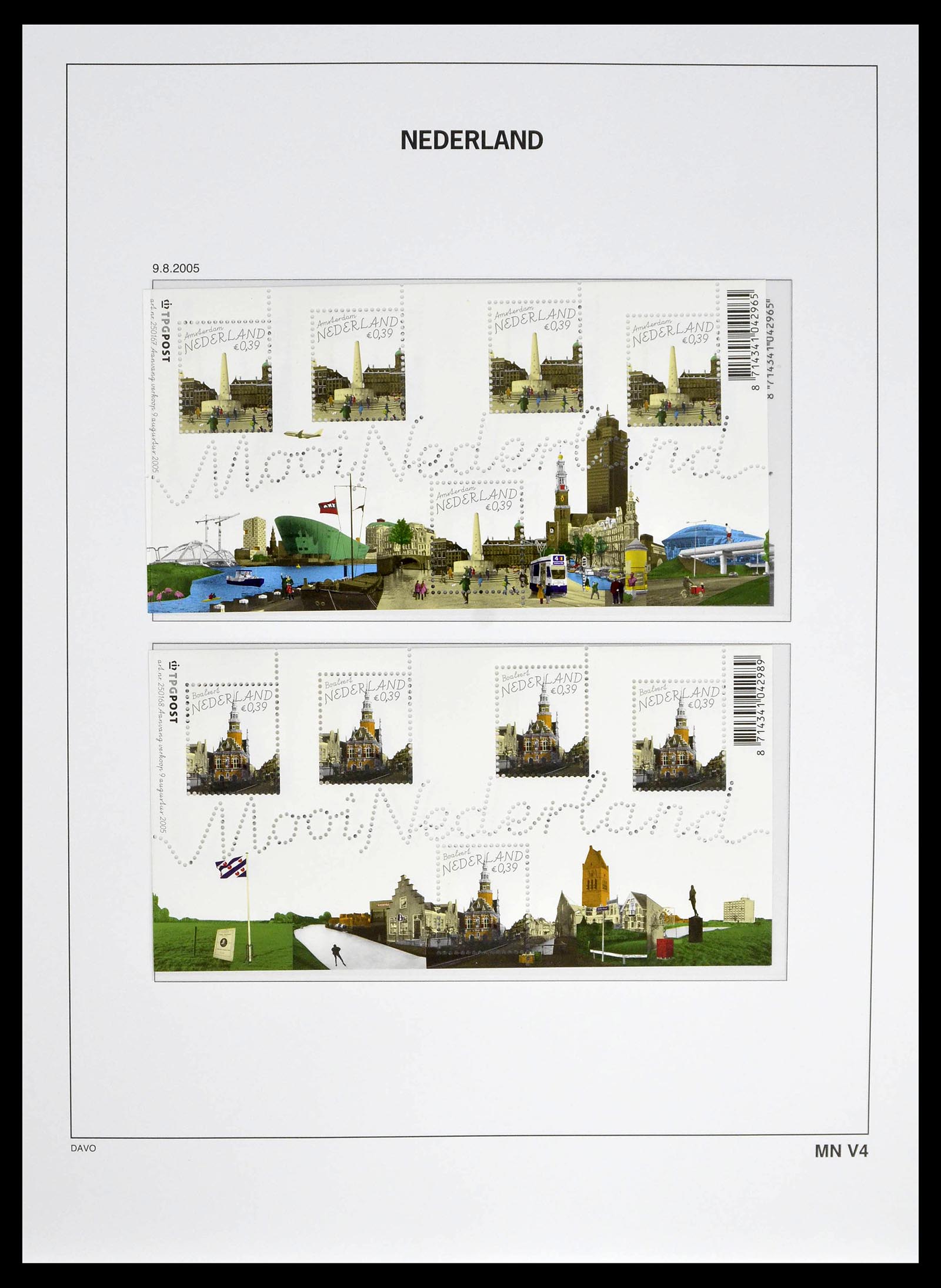 39134 0223 - Stamp collection 39134 Netherlands sheetlets 1992-2019!