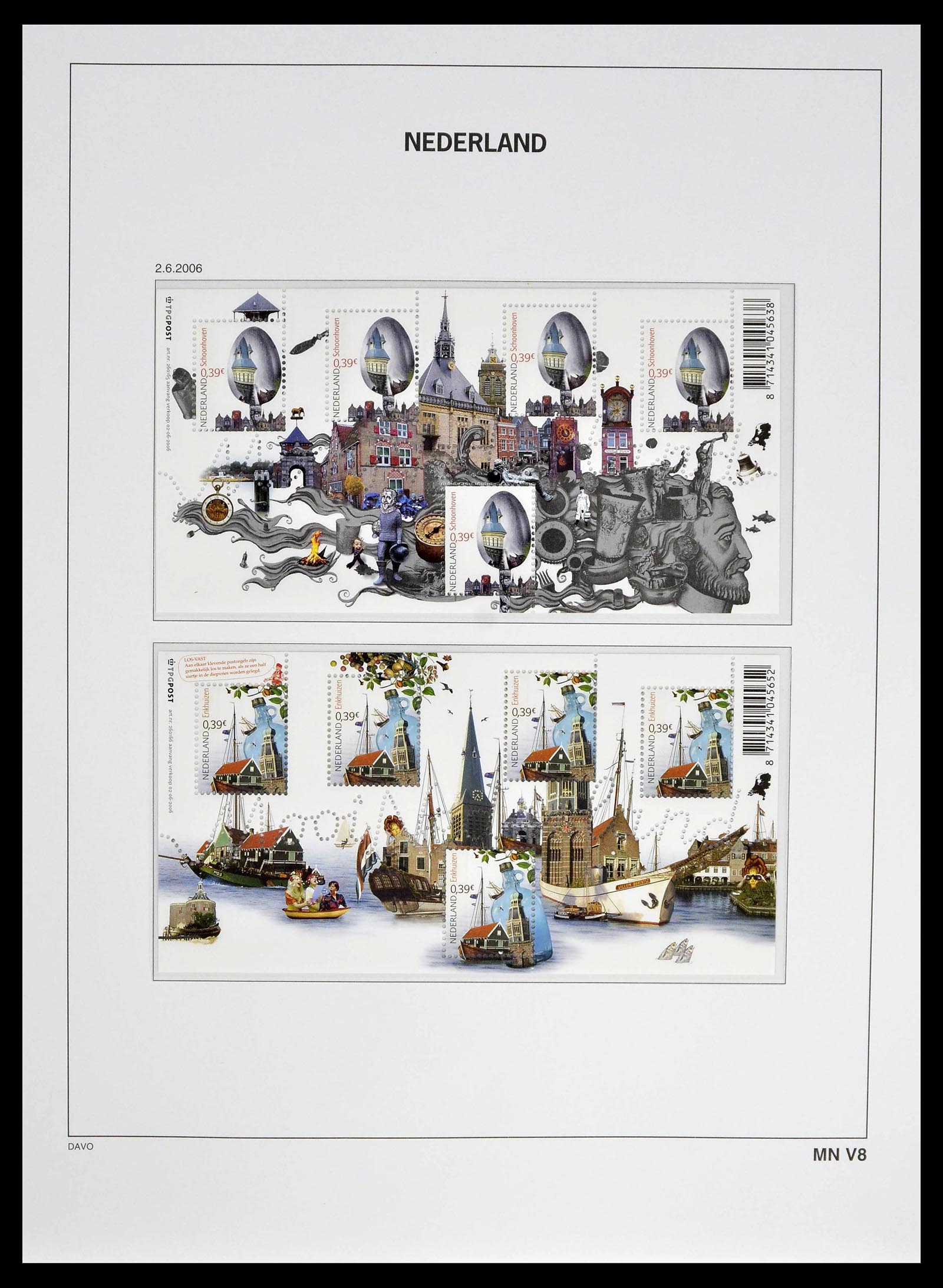 39134 0227 - Stamp collection 39134 Netherlands sheetlets 1992-2019!