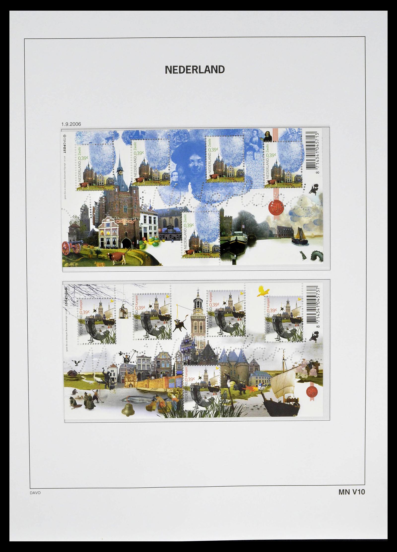 39134 0229 - Stamp collection 39134 Netherlands sheetlets 1992-2019!