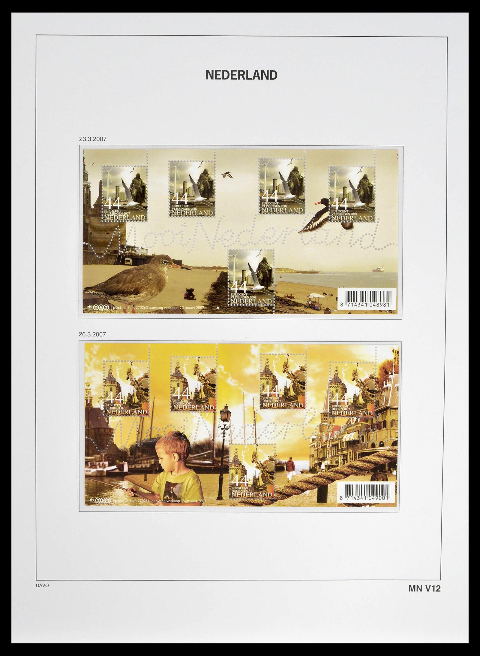 39134 0231 - Stamp collection 39134 Netherlands sheetlets 1992-2019!