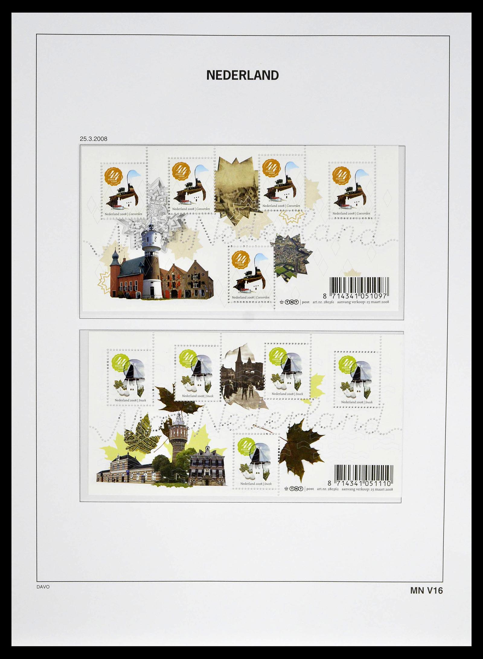 39134 0235 - Stamp collection 39134 Netherlands sheetlets 1992-2019!