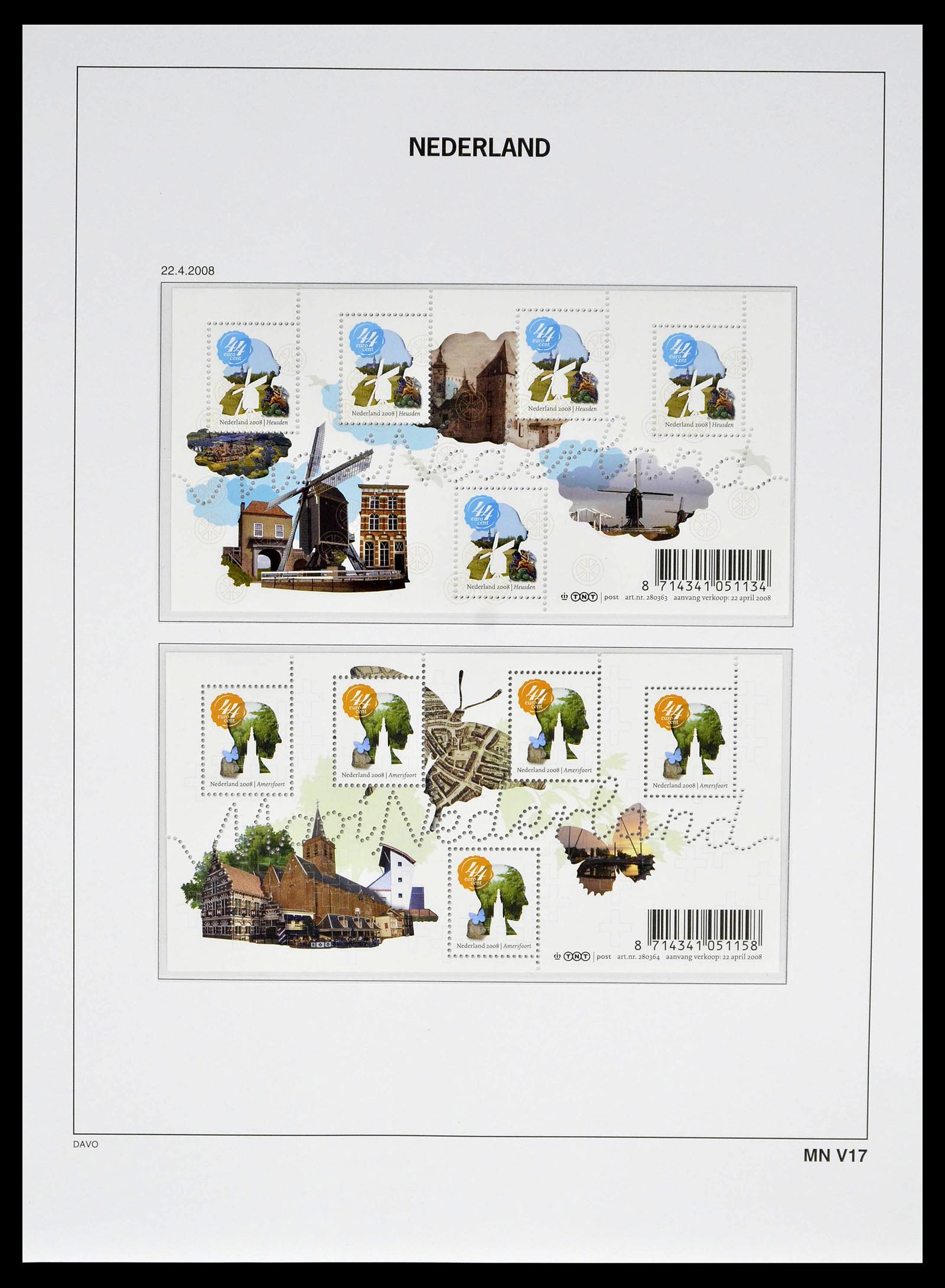 39134 0236 - Stamp collection 39134 Netherlands sheetlets 1992-2019!