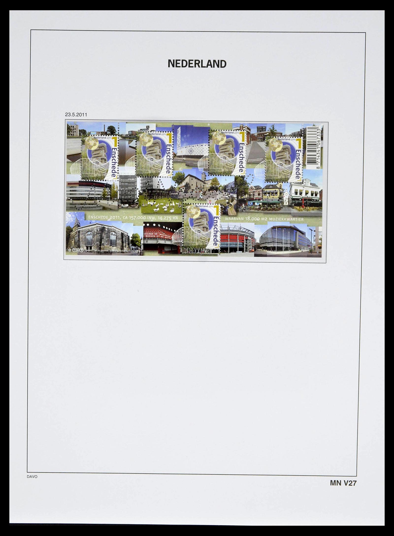 39134 0246 - Stamp collection 39134 Netherlands sheetlets 1992-2019!